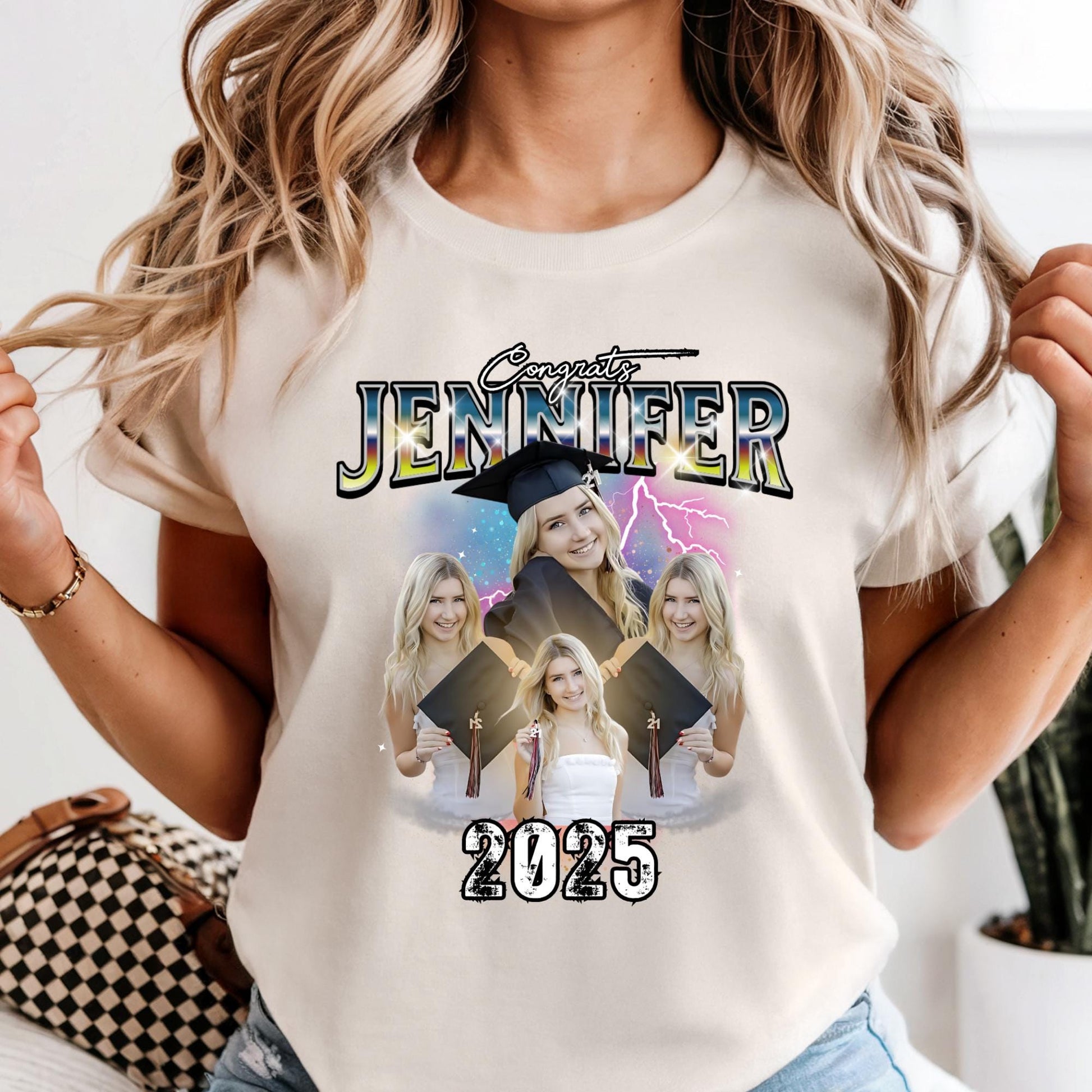 Custom Comfort Colors Girlfriend Shirt: Personalized Photo Gift