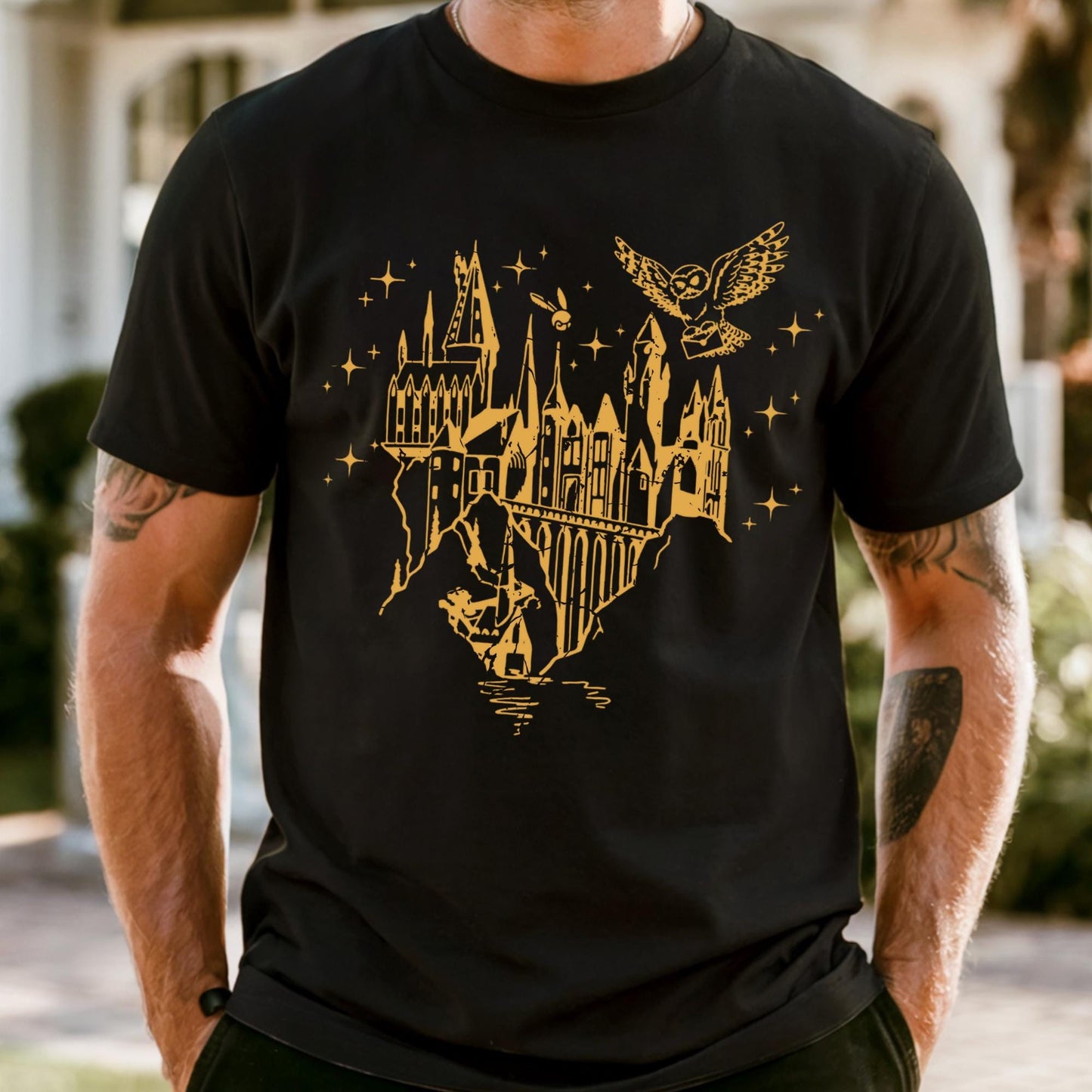 Comfort Colors Wizard Castle Shirt, Wizard School Shirt, Magical Castle Shirt, Wizard Castle Shirt, Magic Shirt, Magic Lover T-Shirt