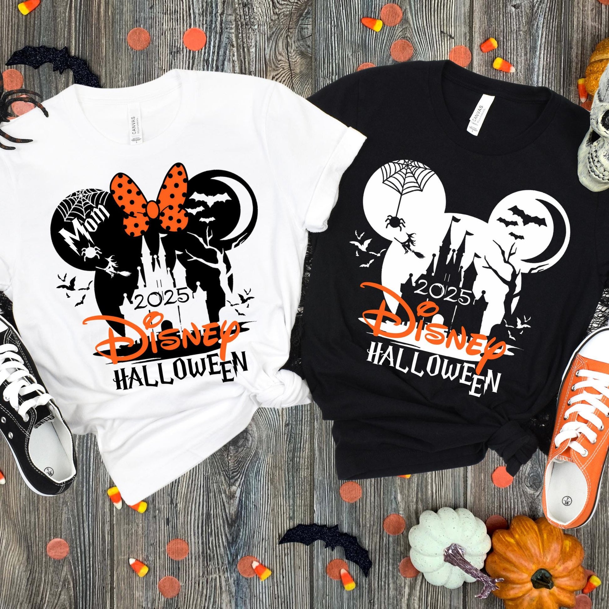 2025 Disney Halloween Custom Shirt, Disney Shirt, Halloween Matching Shirts, Personalized Disney Family Tee, Halloween Tee, Disneyland Shirt