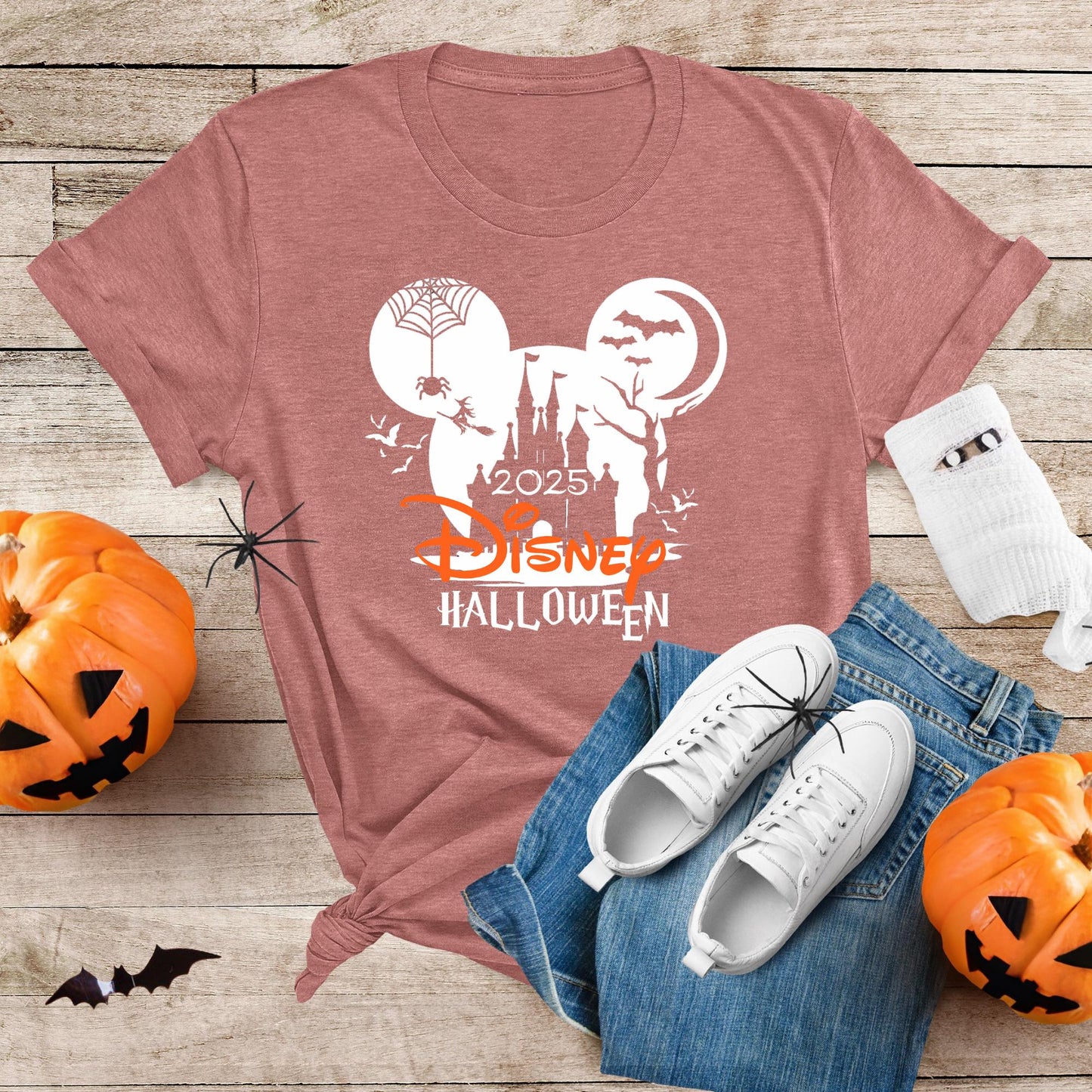 2025 Disney Halloween Custom Shirt, Disney Shirt, Halloween Matching Shirts, Personalized Disney Family Tee, Halloween Tee, Disneyland Shirt