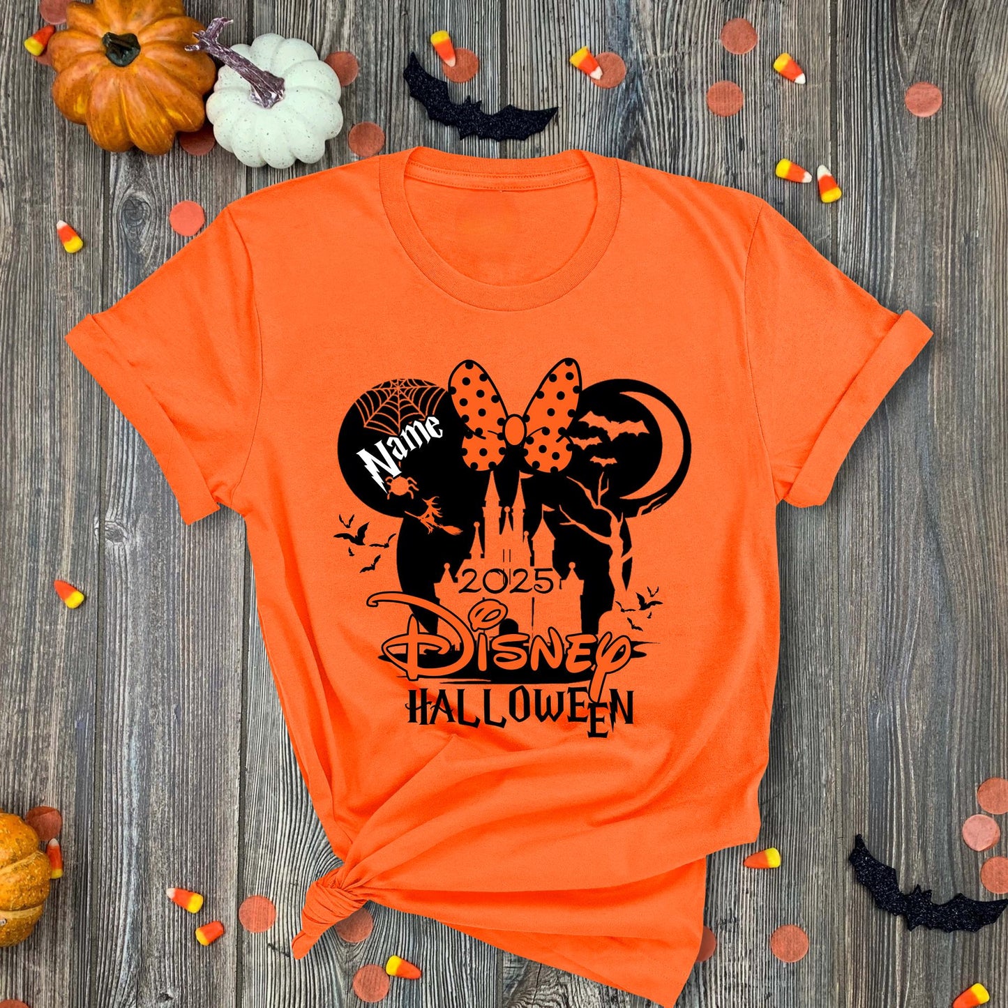 2025 Disney Halloween Custom Shirt, Disney Shirt, Halloween Matching Shirts, Personalized Disney Family Tee, Halloween Tee, Disneyland Shirt