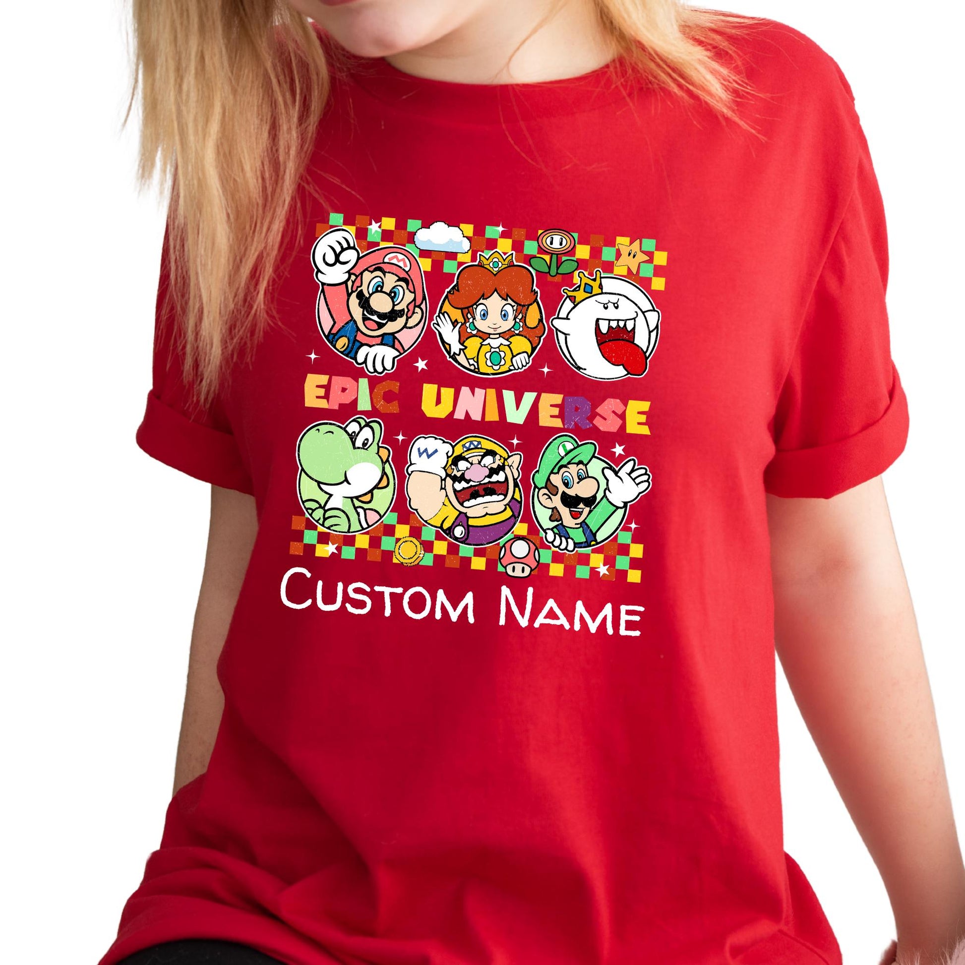 Custom Super Mario Family Vacation Shirt: Personalized Matching Tee
