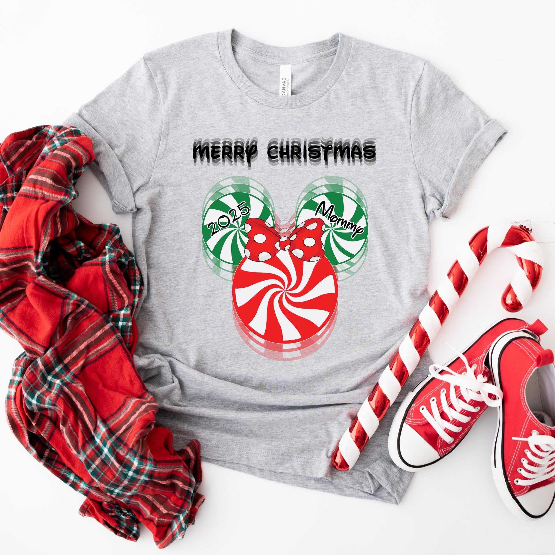 Merry Christmas Disney Shirt, Christmas Gift, Custom Disney Christmas T-shirt, Disneyland Shirt, Christmas Family Matching Shirt, Drunk Tee