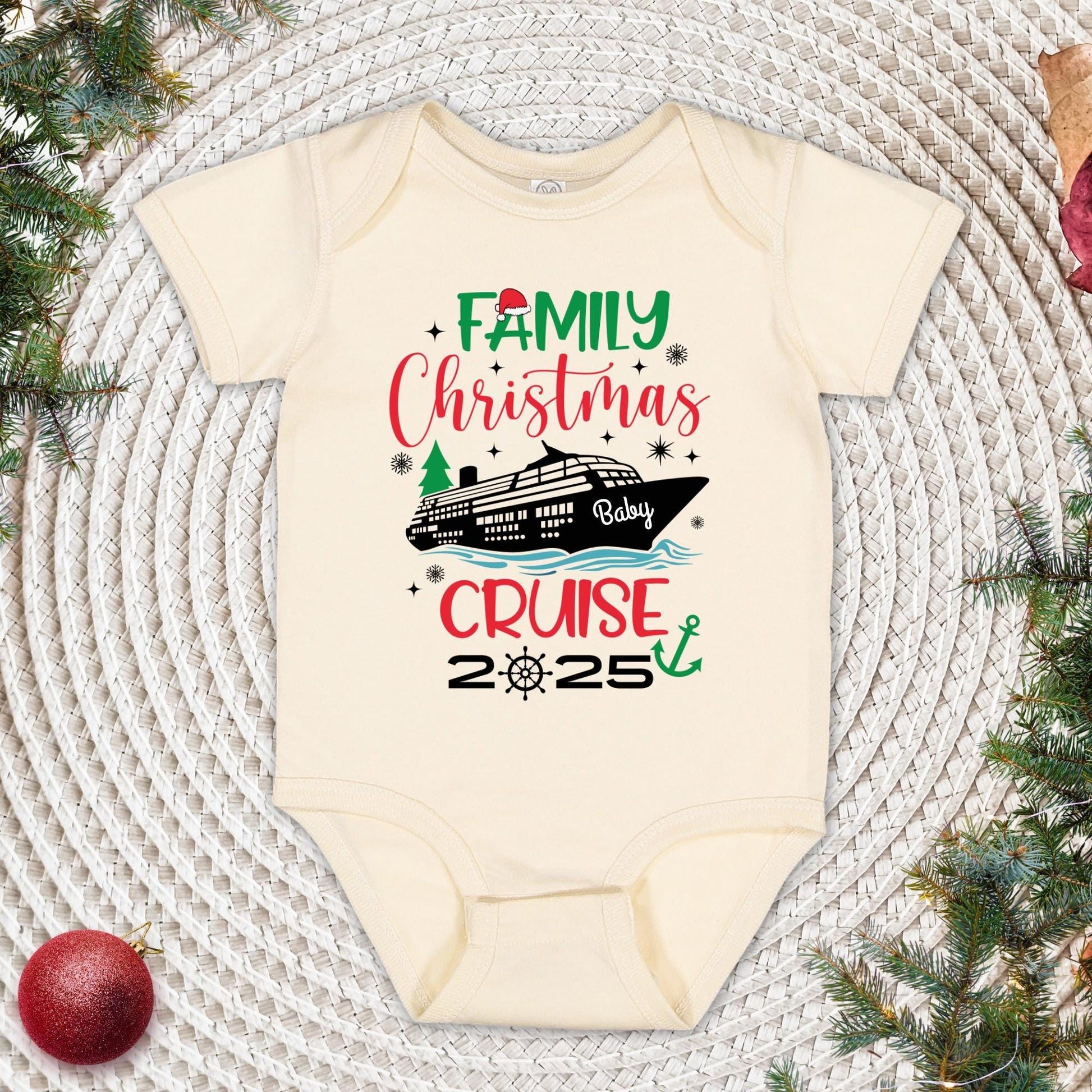 Personalized Christmas Cruise 2025 Shirt: Family Vacation Tee