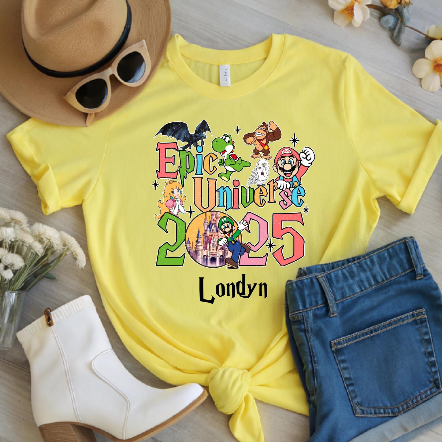 Personalized Epic Universe Family Shirts: Custom Matching Vacation Tees