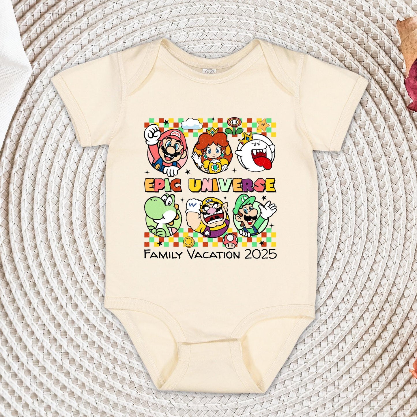Custom Super Mario Family Vacation Shirt: Personalized Matching Tee