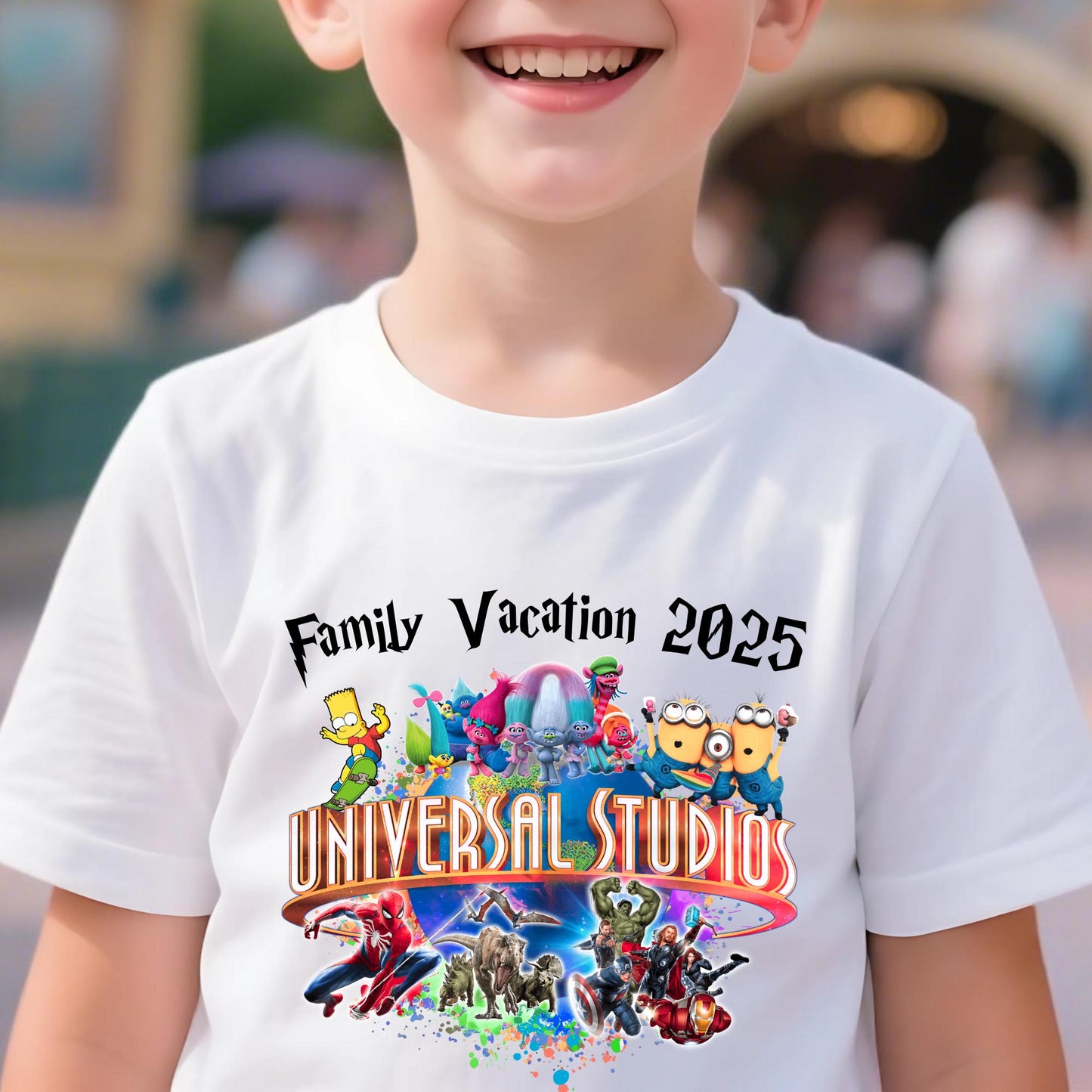 Personalized  Universal Studios Shirt, Family Vacation 2025 Shirt, Disney Family T-shirt, Universal Studios Family Trip Tee