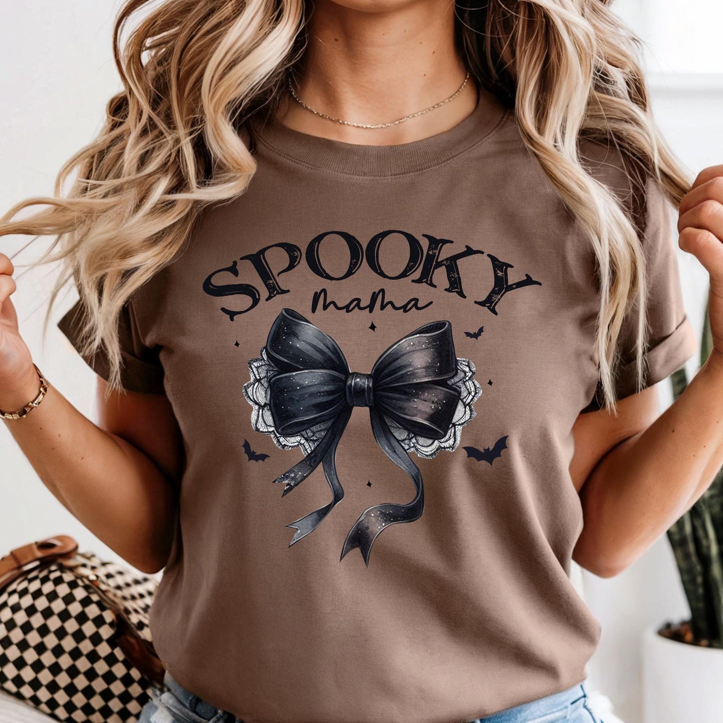 Halloween Coquette Comfort Colors Shirt: Mama & Mini Matching Tee