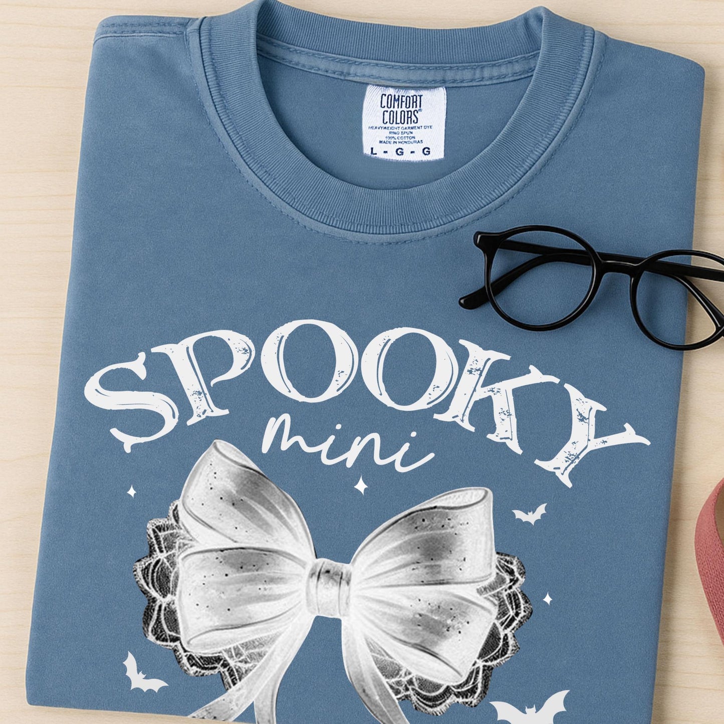 Halloween Coquette Comfort Colors Shirt: Mama & Mini Matching Tee