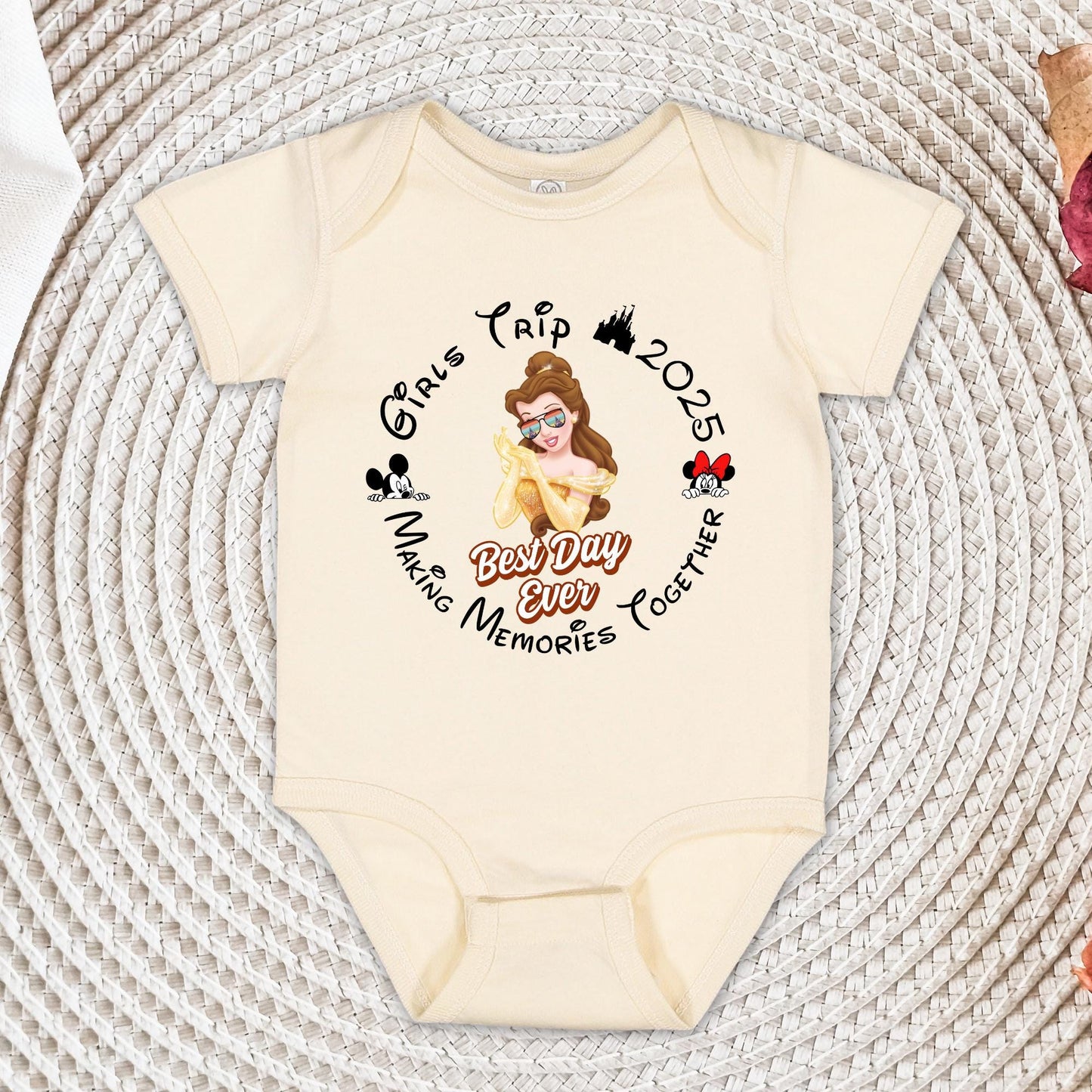 Custom Disney Girls Trip 2025 Shirt, Personalized Disneyland Shirt, Disney Princess Tee, Family Vacation T-shirt