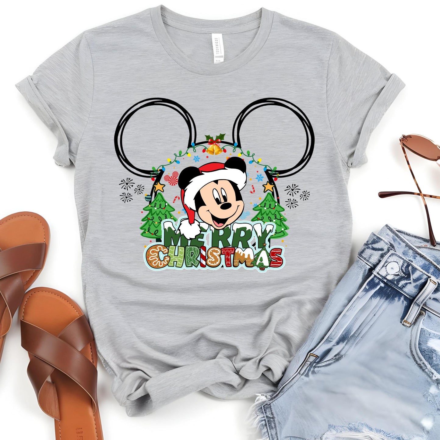 Custom Disney Family Christmas Shirt, Merry Christmas Shirt, Personalized Matching Christmas Tees, 2025 Mickey’s Very Merry Shirt