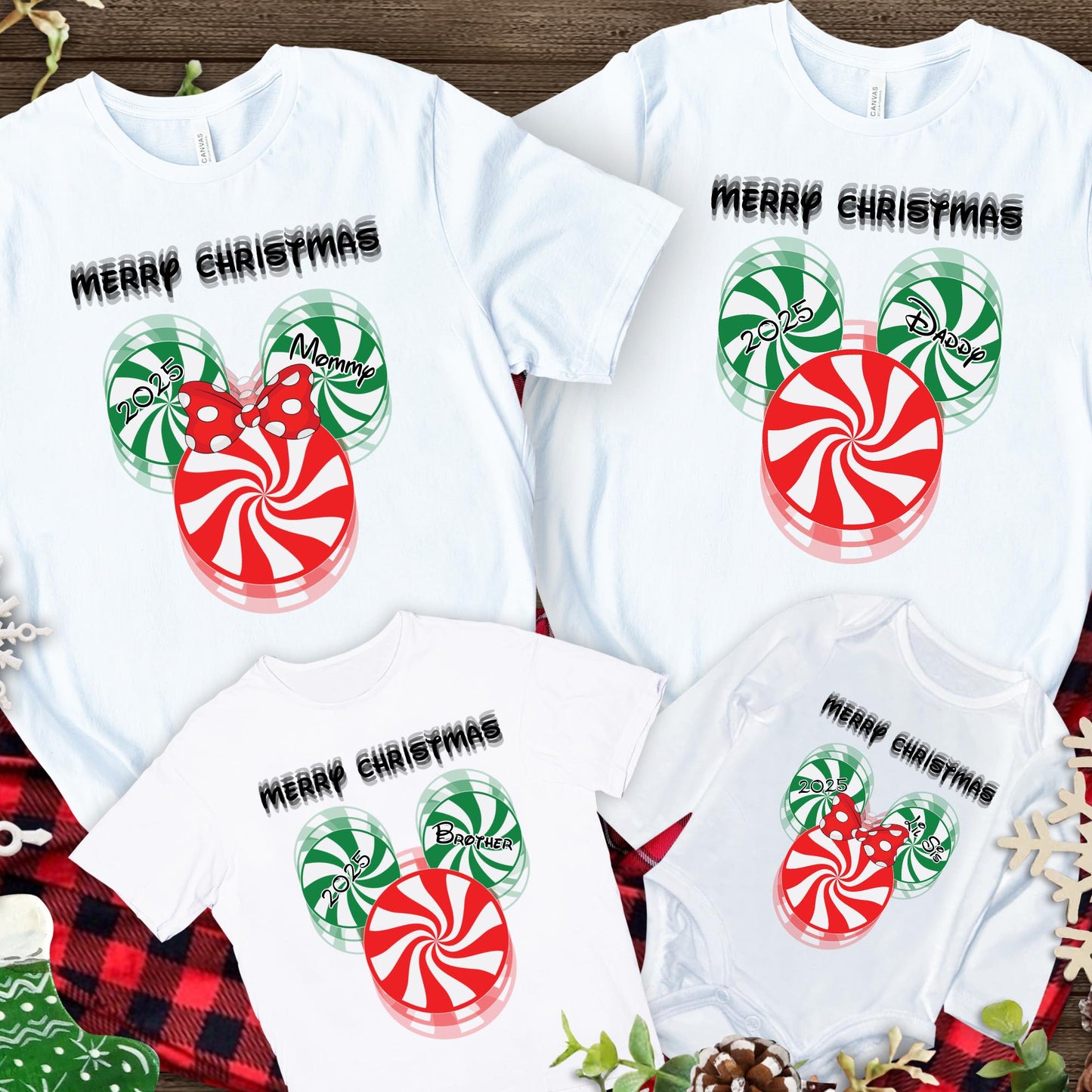 Merry Christmas Disney Shirt, Christmas Gift, Custom Disney Christmas T-shirt, Disneyland Shirt, Christmas Family Matching Shirt, Drunk Tee