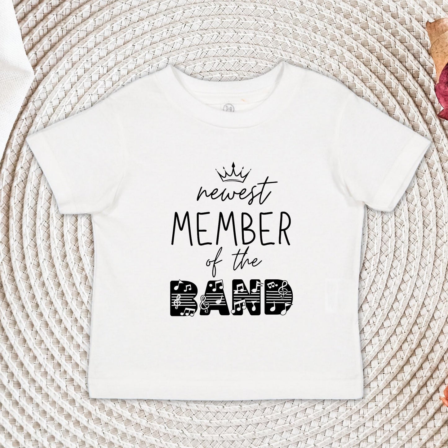 Newest Member of The Band Shirt and Onesie®, Baby Shower Gift, Music Lover Baby Shower Shirt, Baby Announcement Bodysuit