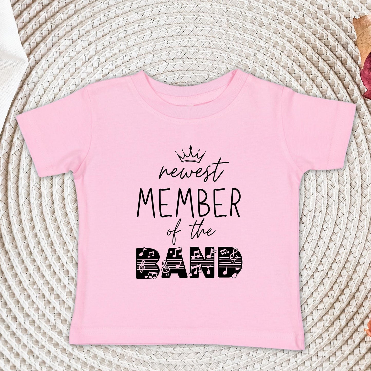 Newest Member of The Band Shirt and Onesie®, Baby Shower Gift, Music Lover Baby Shower Shirt, Baby Announcement Bodysuit