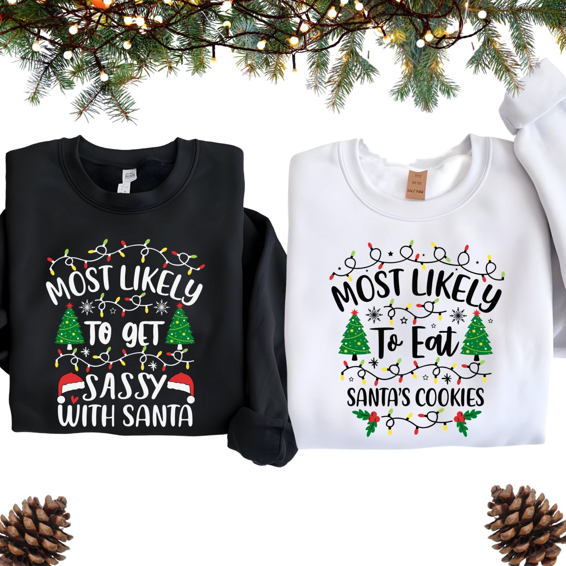 Most Likely To Christmas Sweatshirt, Funny Christmas Hoodie, Family Matching Sweats Christmas Gift