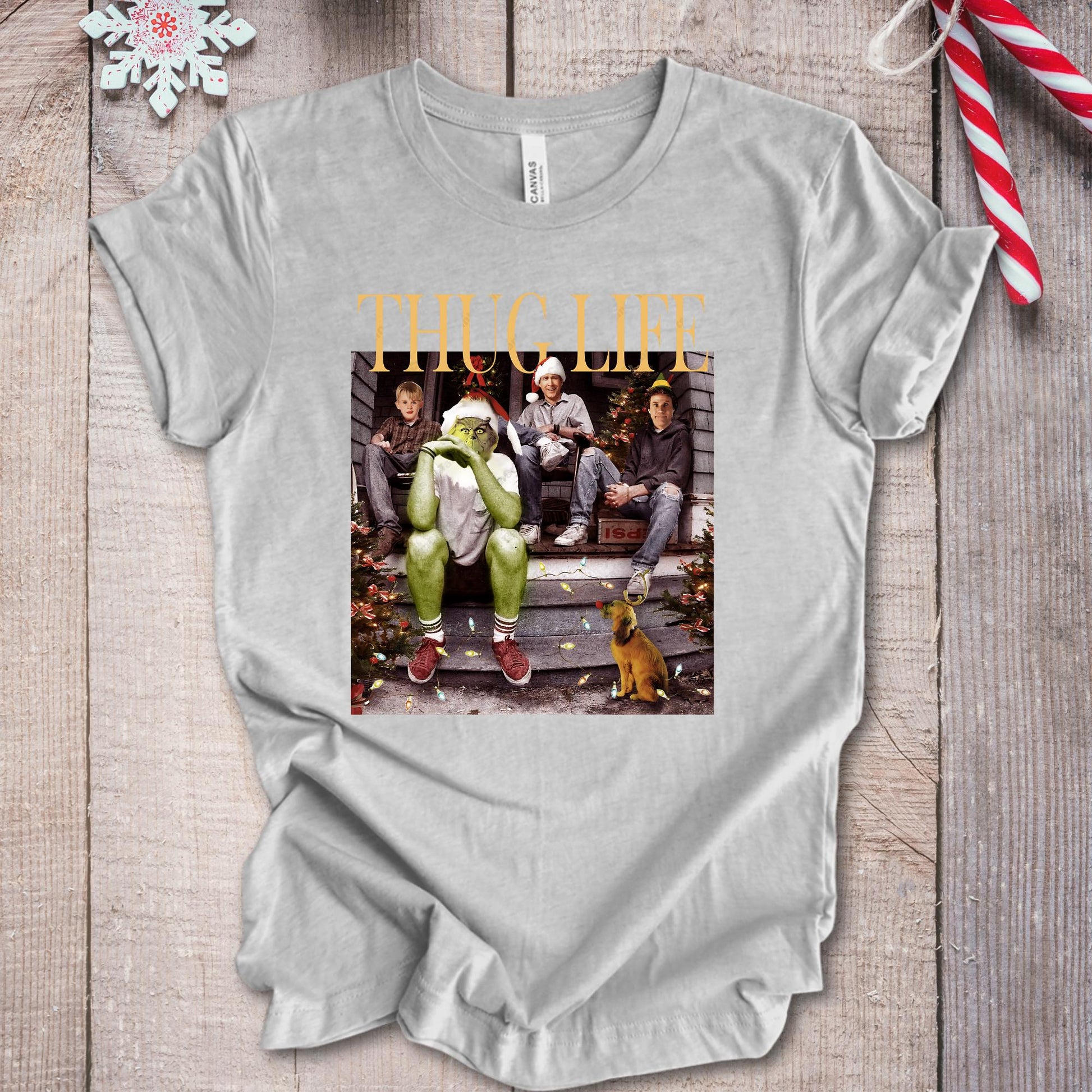 Thug Life Christmas Shirt Funny Christmas T shirt Christmas Friends Shirt Christmas Gifts For Women | Holiday Gifts