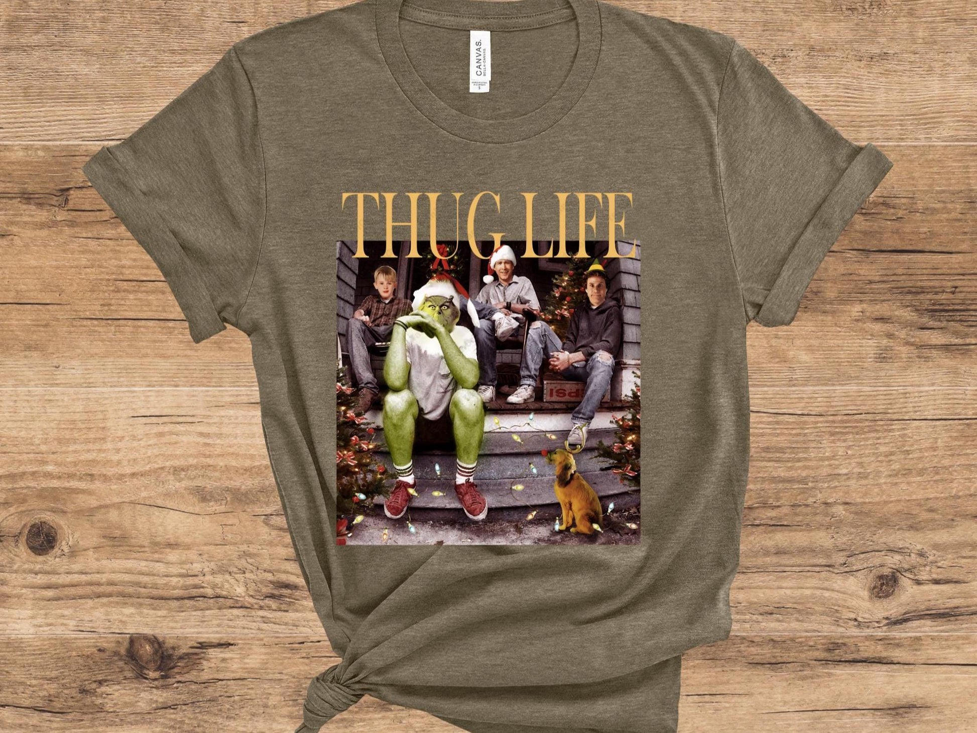 Thug Life Christmas Shirt Funny Christmas T shirt Christmas Friends Shirt Christmas Gifts For Women | Holiday Gifts