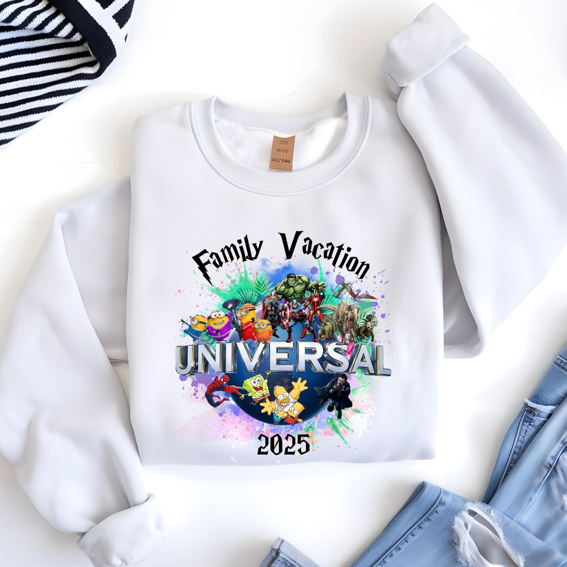 Universal Studios Sweatshirt, Family Vacation 2025-2026 Sweatshirt, Disney Trip Sweatshirt, Family Trip Sweatshirt, 2026 Vacation Sweatshirt