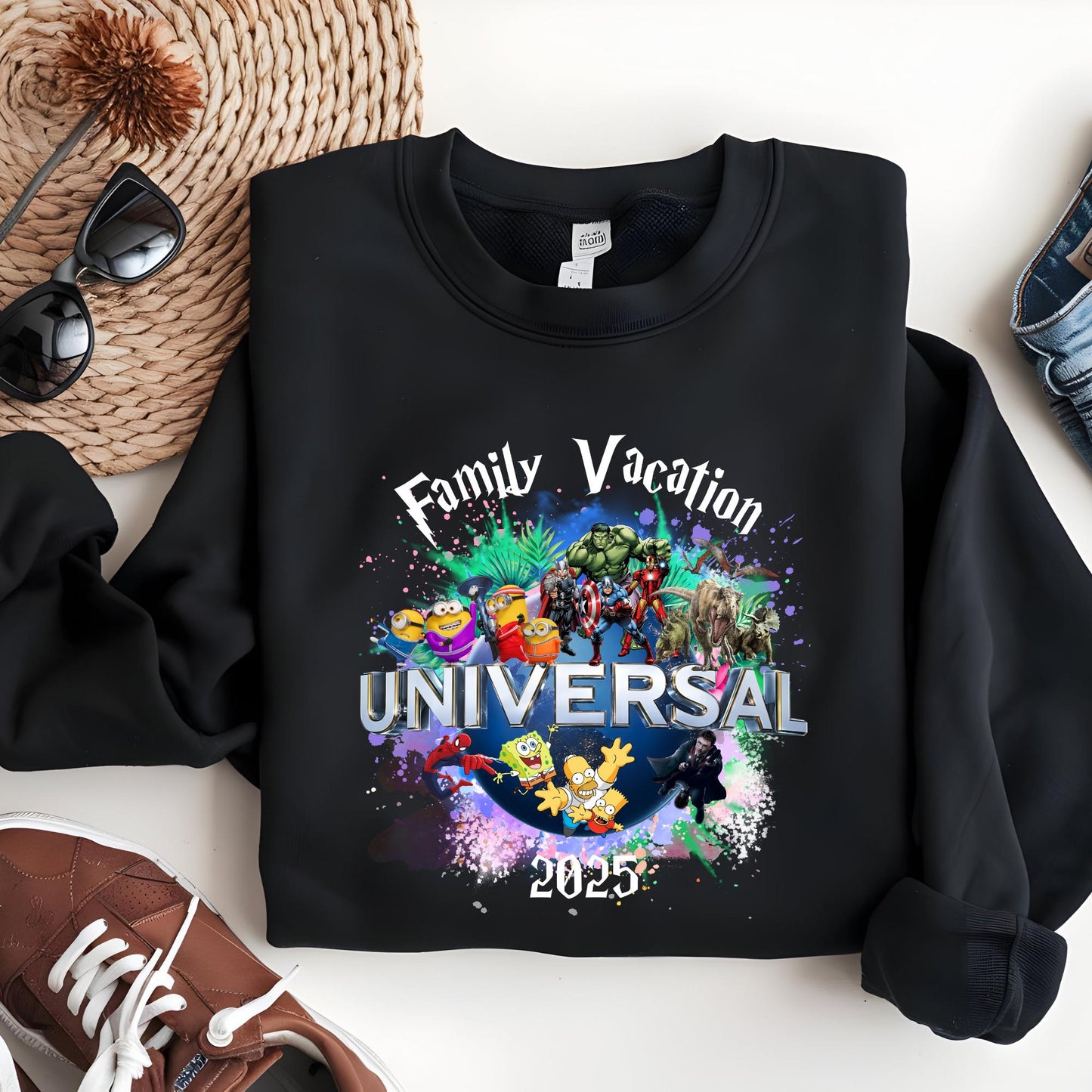 Universal Studios Sweatshirt, Family Vacation 2025-2026 Sweatshirt, Disney Trip Sweatshirt, Family Trip Sweatshirt, 2026 Vacation Sweatshirt
