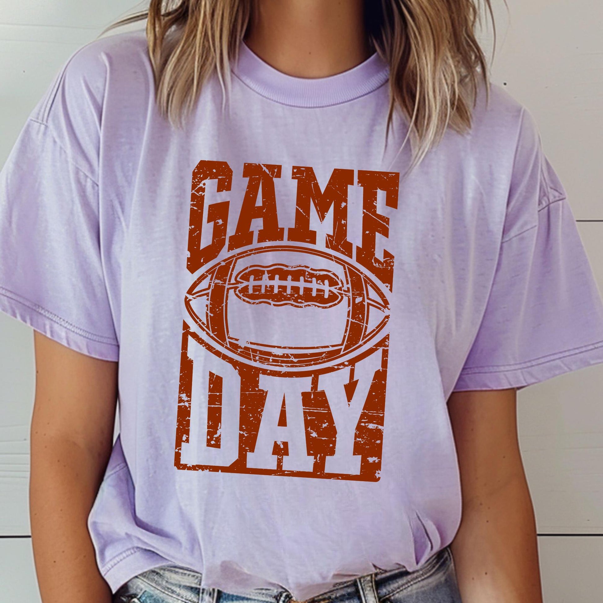 Comfort Colors® Football Season Game Day Shirt, Football Mama T Shirt, Football Fall Season Tee. Family Fun Day Shirt