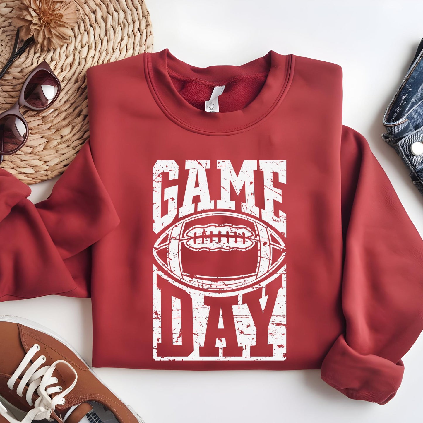 Game Day Sweatshirt, Football Sweatshirt, Game day Hoodies, Women Football Outfit, Game Day Shirt, Football Season Sweatshirt