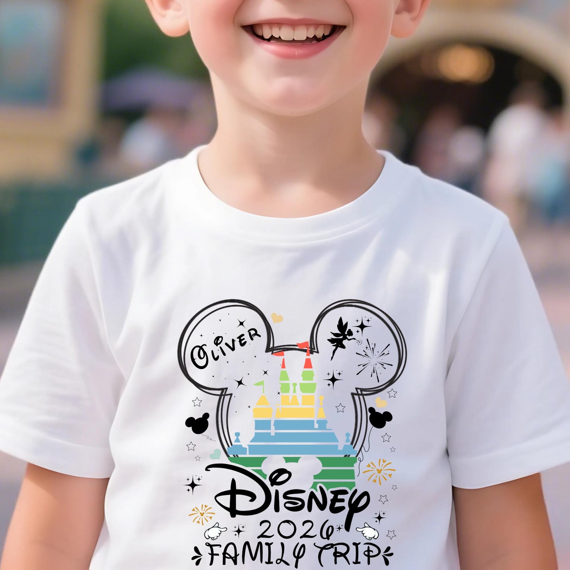 Personalized Disneyland Shirt, Disney Trip Shirts 2026, Disney Family Vacation Custom Name Shirt , Mickey Minnie Disneyworld Matching Shirt