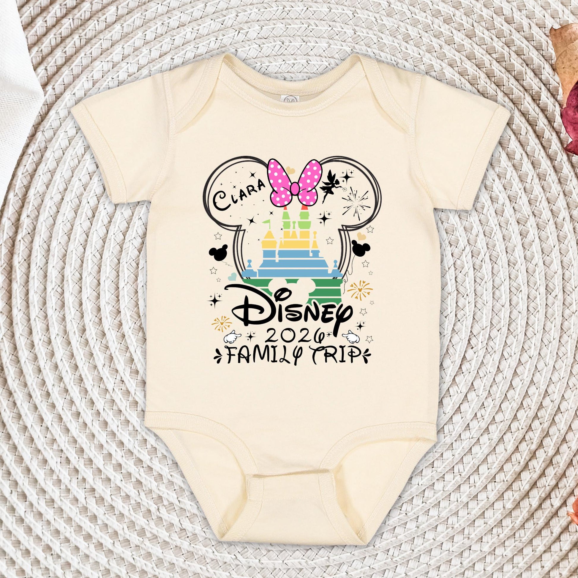 Personalized Disneyland Shirt, Disney Trip Shirts 2026, Disney Family Vacation Custom Name Shirt , Mickey Minnie Disneyworld Matching Shirt