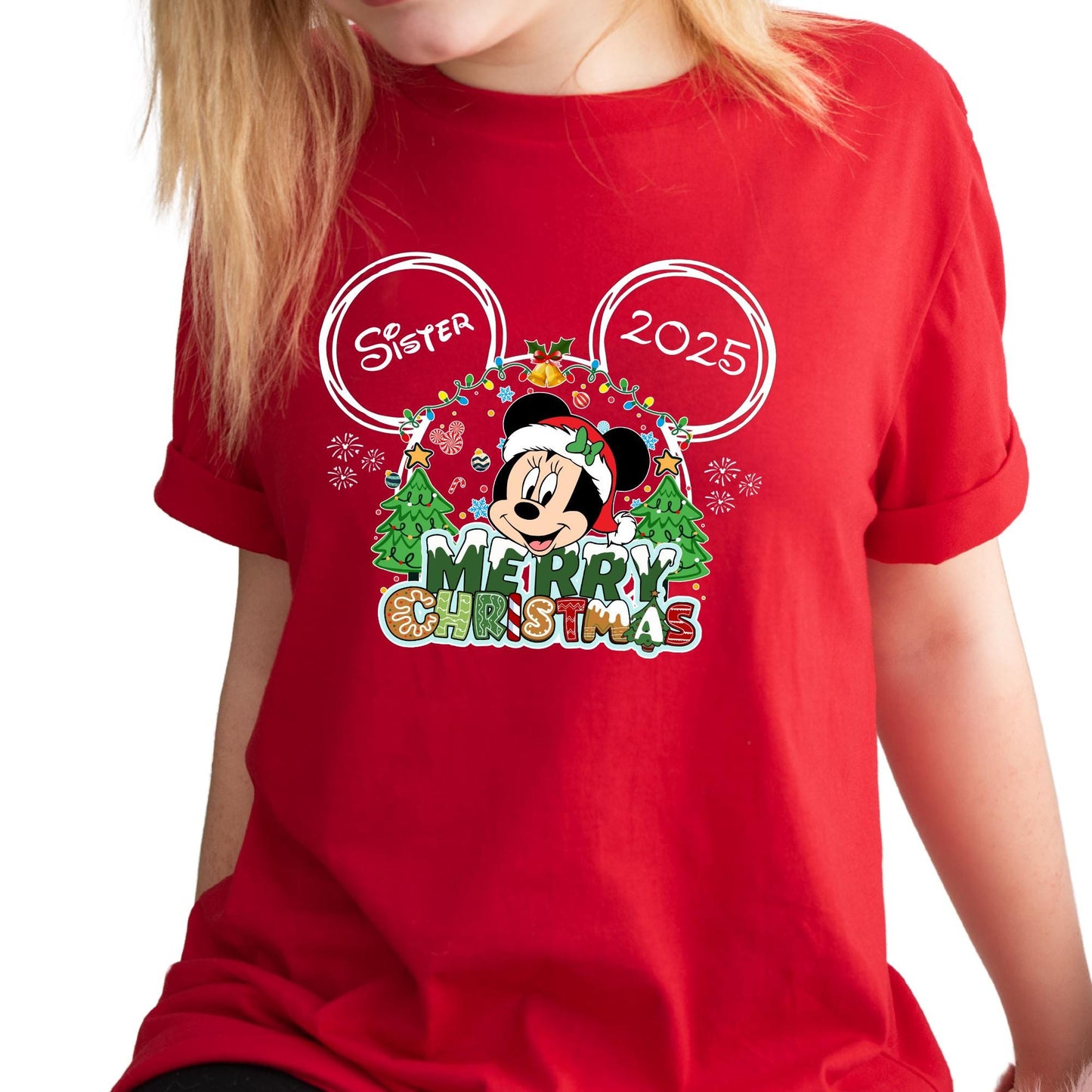 Custom Disney Family Christmas Shirt, Merry Christmas Shirt, Personalized Matching Christmas Tees, 2025 Mickey’s Very Merry Shirt