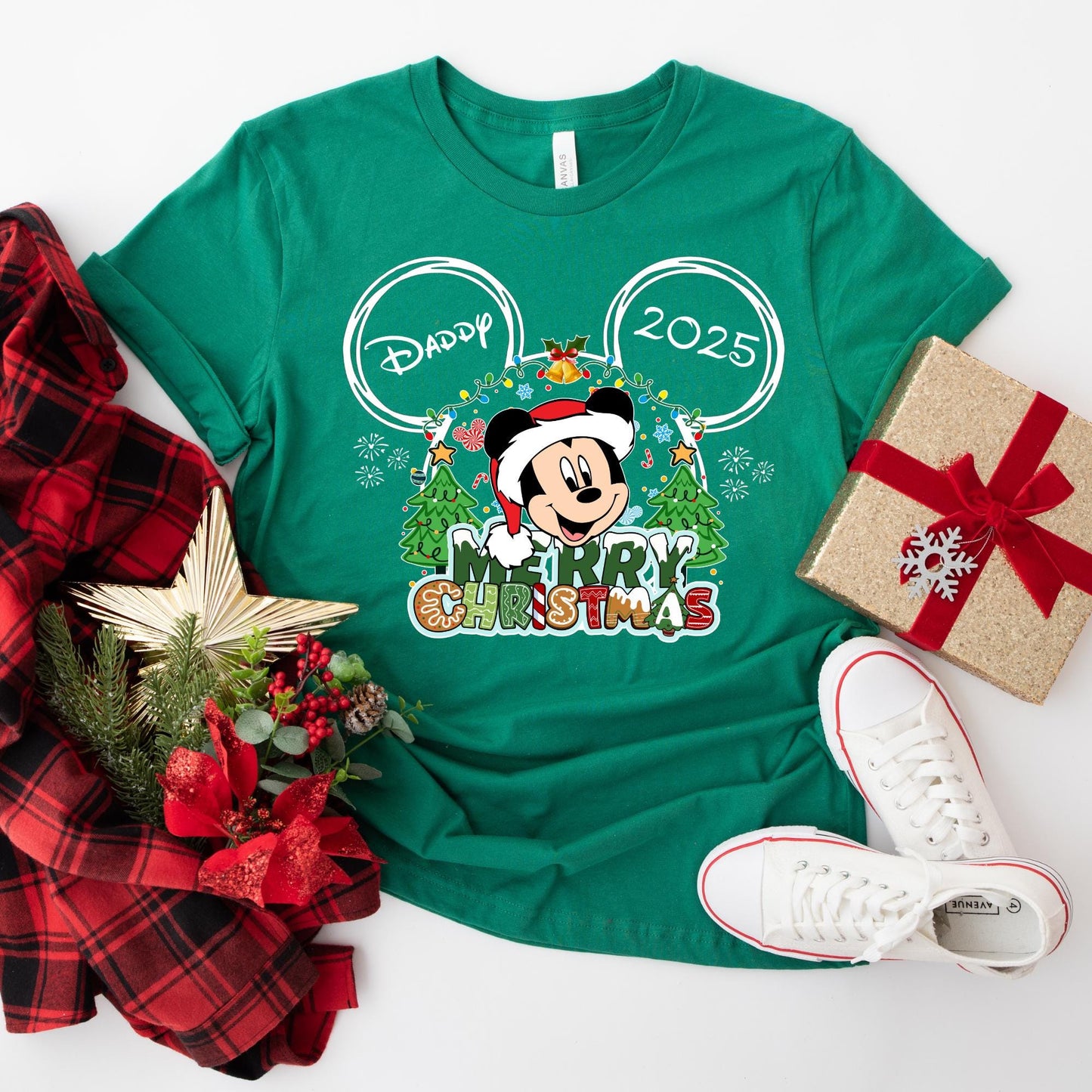 Custom Disney Family Christmas Shirt, Merry Christmas Shirt, Personalized Matching Christmas Tees, 2025 Mickey’s Very Merry Shirt