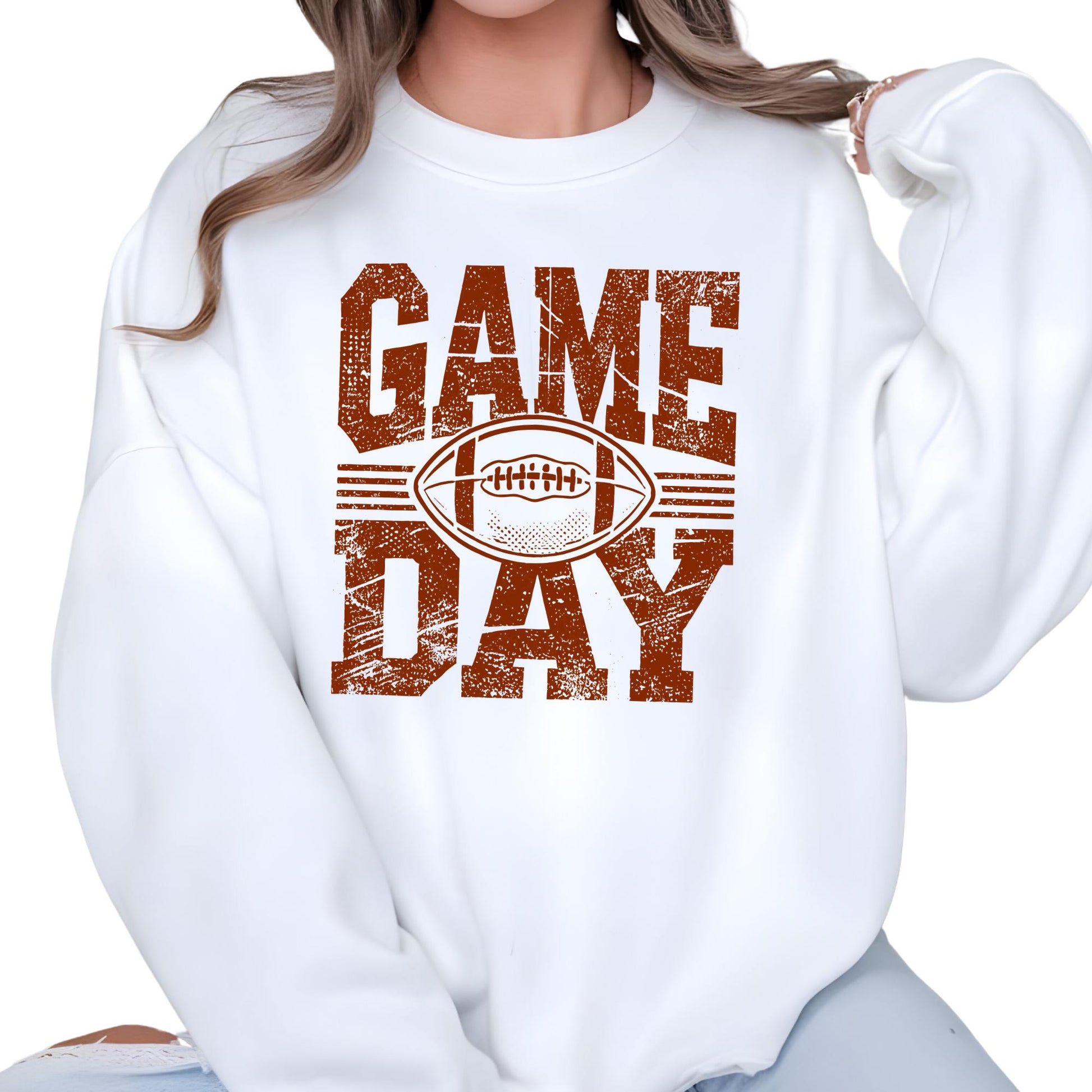 Game Day Sweatshirt, Football Mom Sweatshirt, Game Day Hoodies, Women Football Outfit, Game Day Shirt, Football Season Sweat Gift For Women