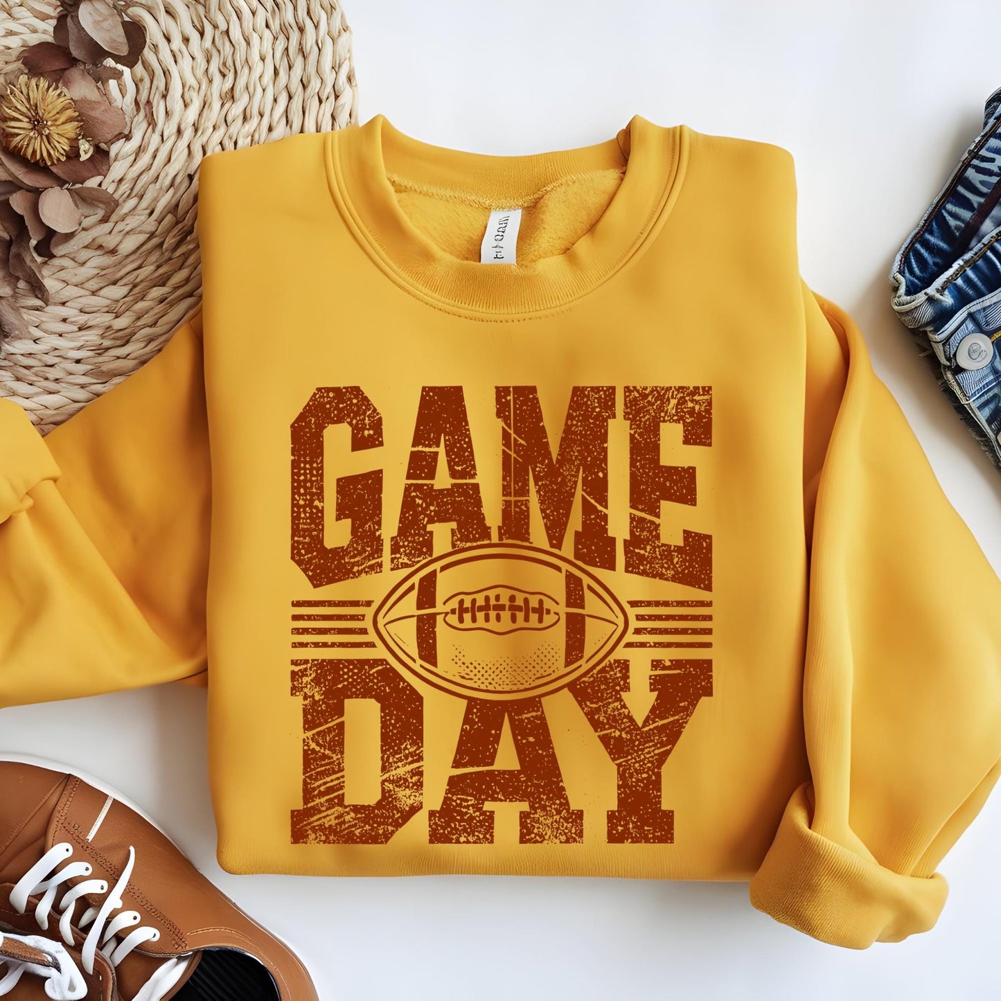 Game Day Sweatshirt, Football Mom Sweatshirt, Game Day Hoodies, Women Football Outfit, Game Day Shirt, Football Season Sweat Gift For Women