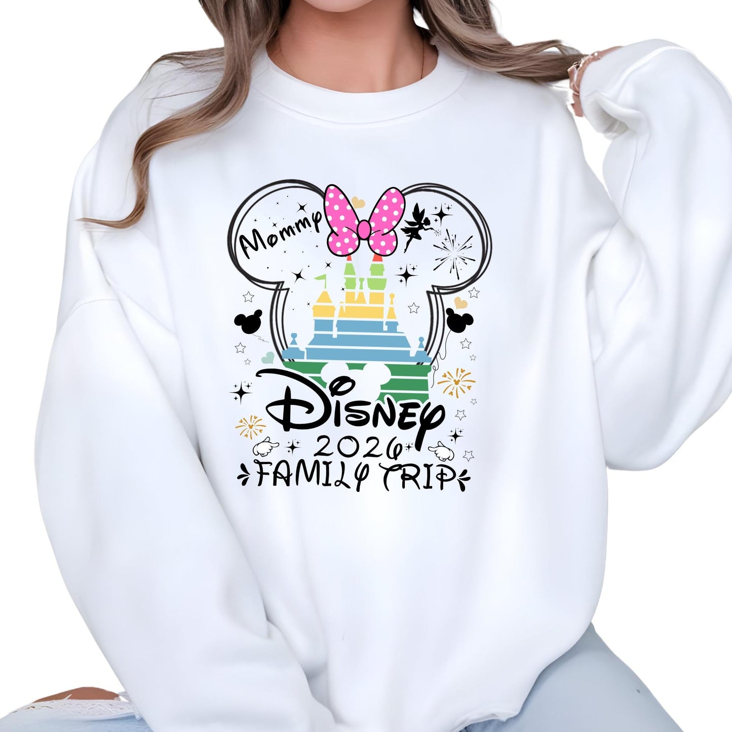 Custom Disney Trip 2026 Sweatshirt, Disney Family Trip Sweat, Disney Family Matching Sweatshirt, Disney Hoodie, Disney World Family Shirt