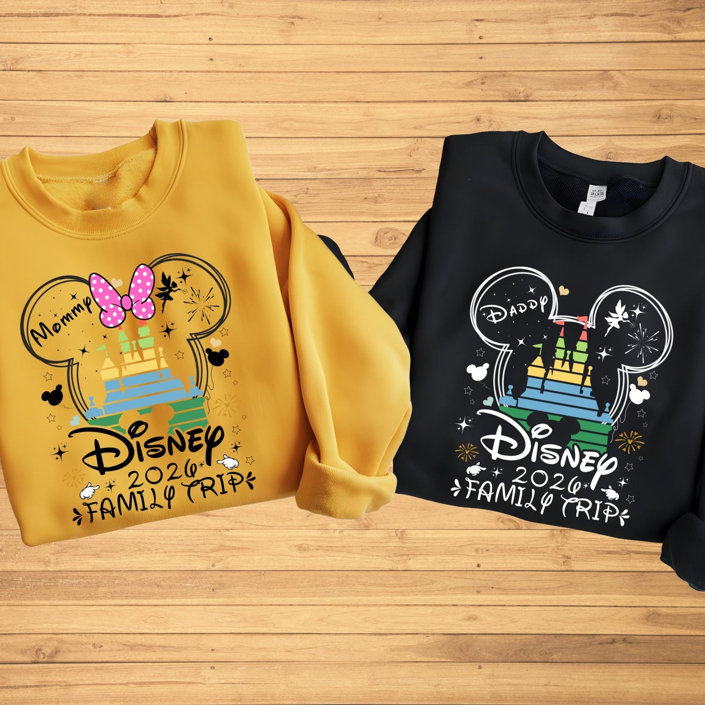 Custom Disney Trip 2026 Sweatshirt, Disney Family Trip Sweat, Disney Family Matching Sweatshirt, Disney Hoodie, Disney World Family Shirt