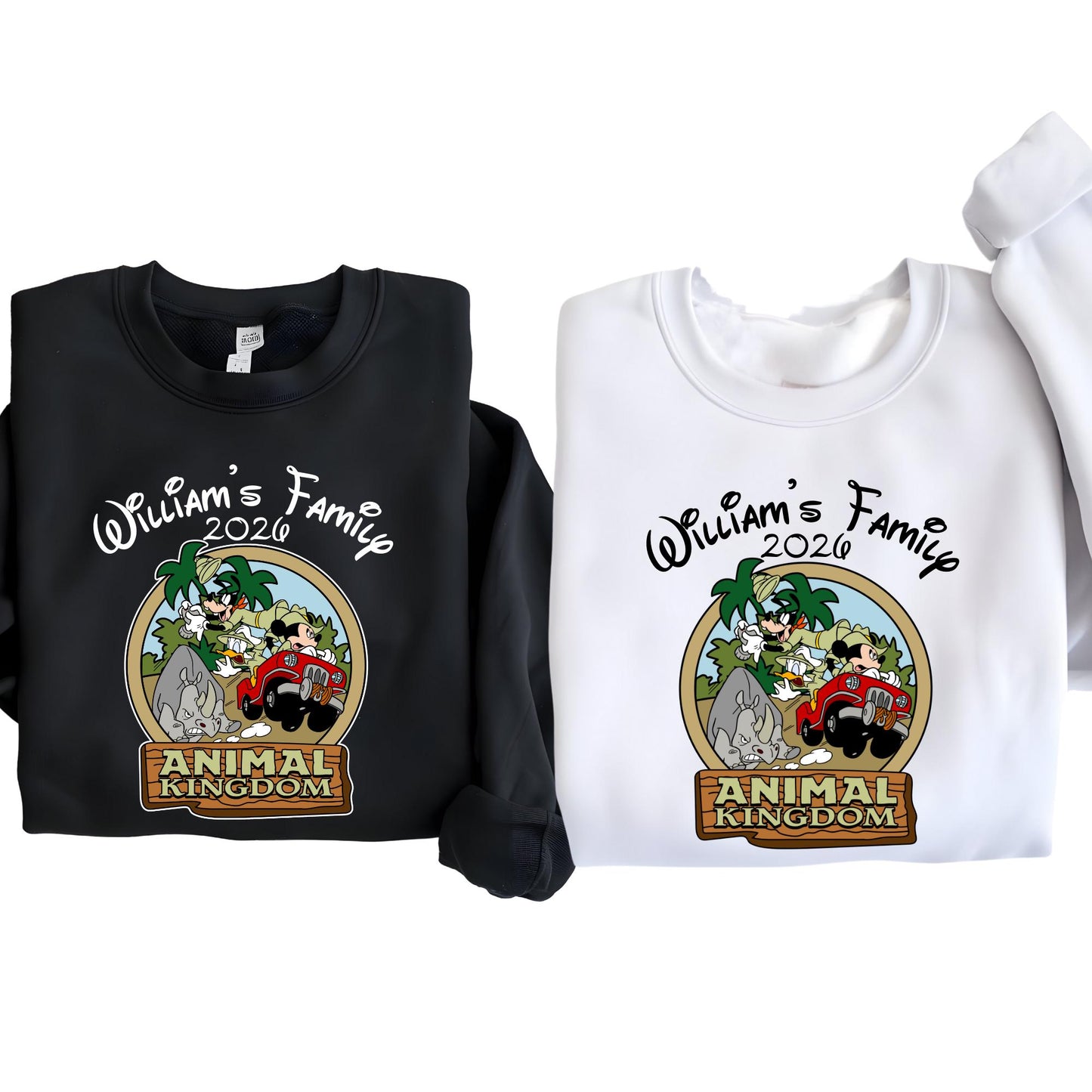 Disney Animal Kingdom Sweatshirt, Personalized Animal Kingdom 2026 Sweat, Animal Kingdom Matching Hoodie