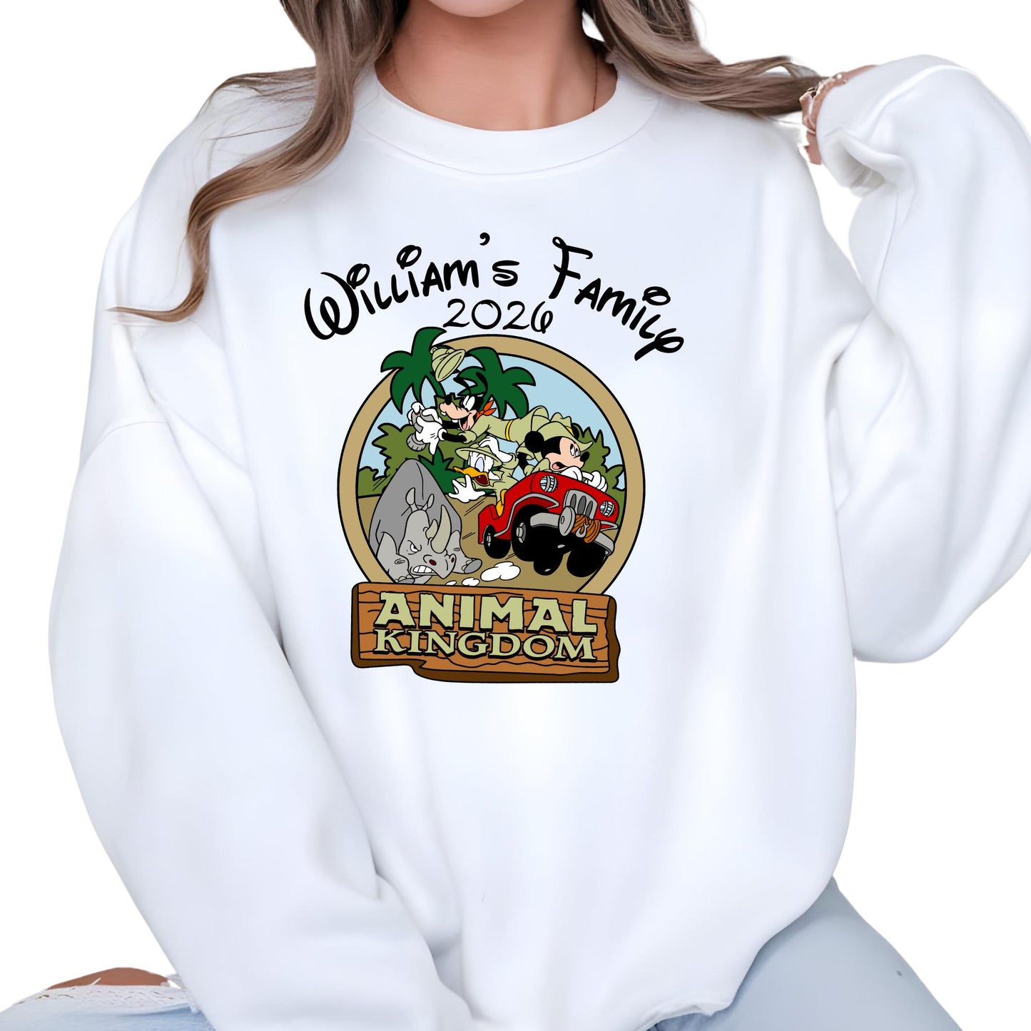 Disney Animal Kingdom Sweatshirt, Personalized Animal Kingdom 2026 Sweat, Animal Kingdom Matching Hoodie