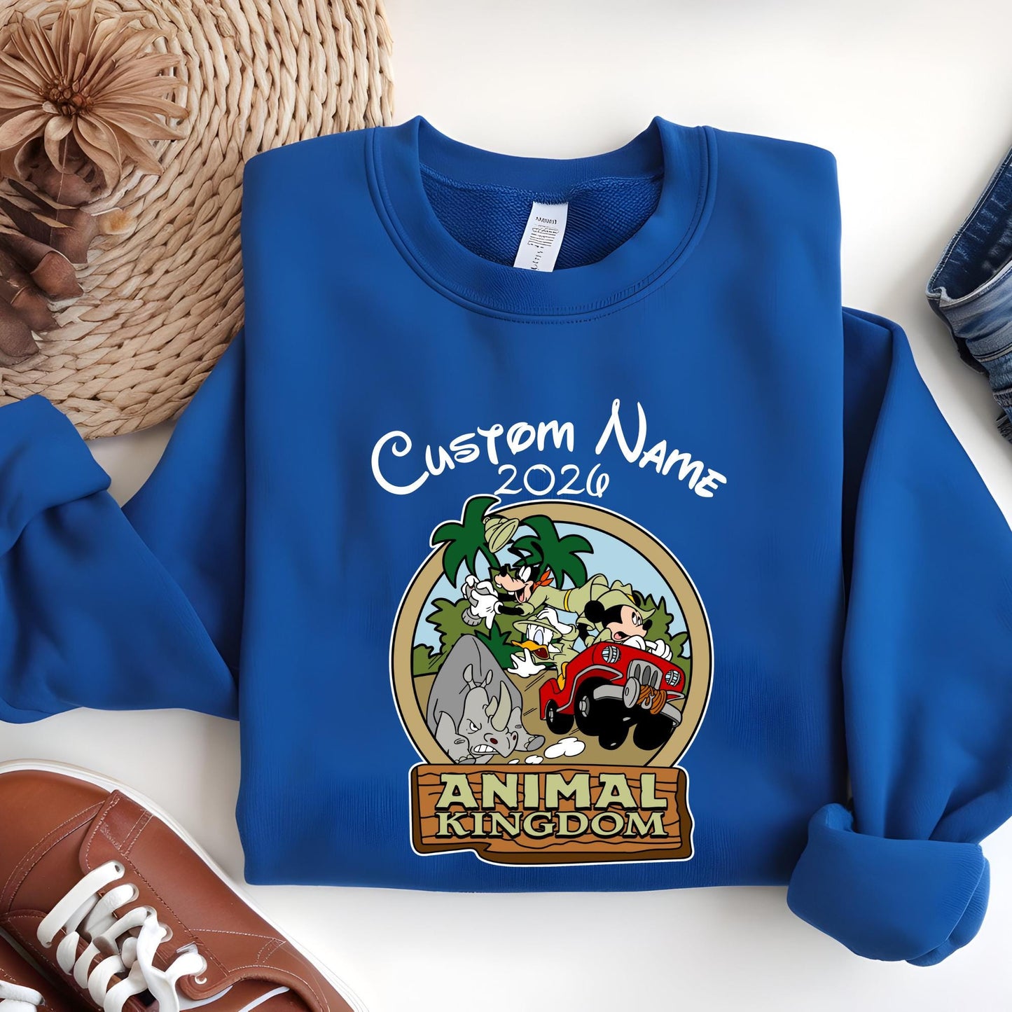 Disney Animal Kingdom Sweatshirt, Personalized Animal Kingdom 2026 Sweat, Animal Kingdom Matching Hoodie