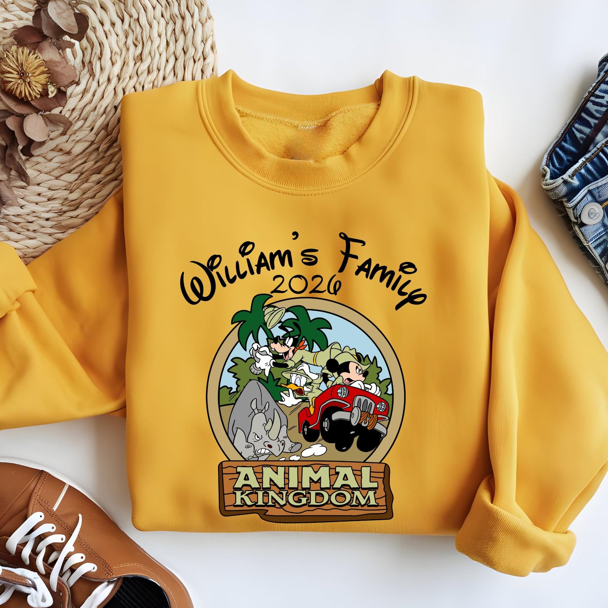Disney Animal Kingdom Sweatshirt, Personalized Animal Kingdom 2026 Sweat, Animal Kingdom Matching Hoodie