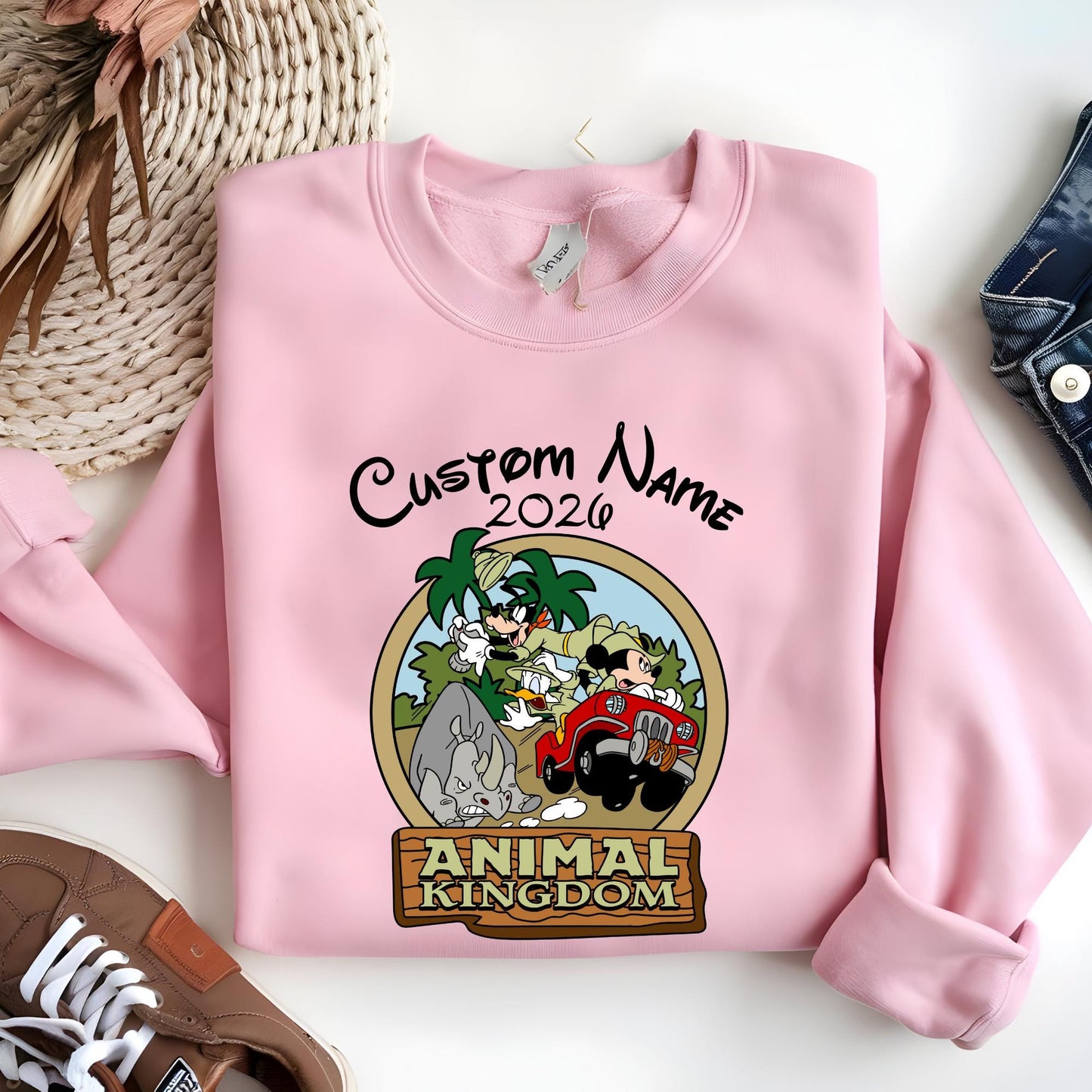Disney Animal Kingdom Sweatshirt, Personalized Animal Kingdom 2026 Sweat, Animal Kingdom Matching Hoodie
