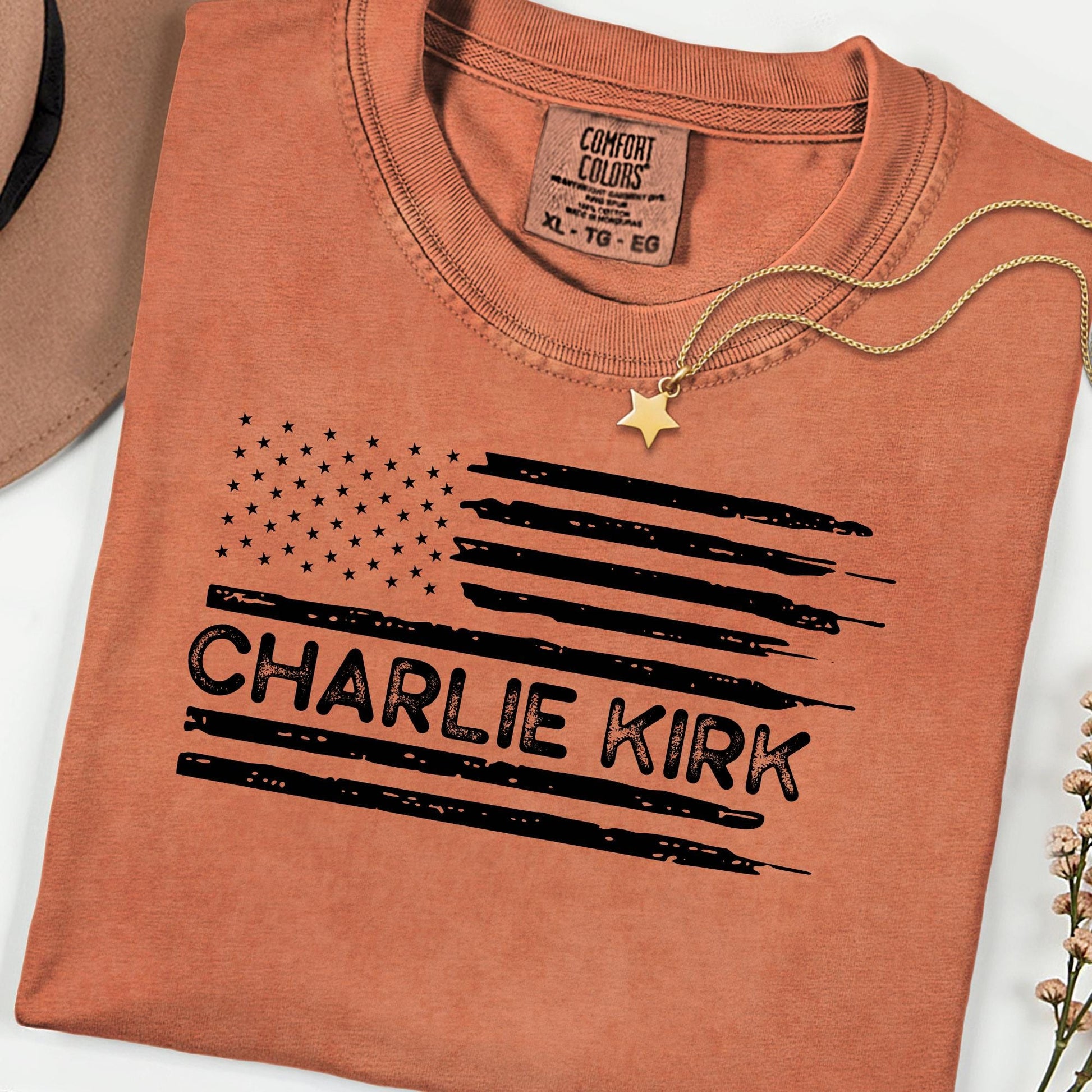 Charlie Kirk Comfort Colors® Shirt: Memorial Activist Shirt, Activist Attack Tee, Justice For Charlie, RIP Charlie Kirk Shirt, Human Rights