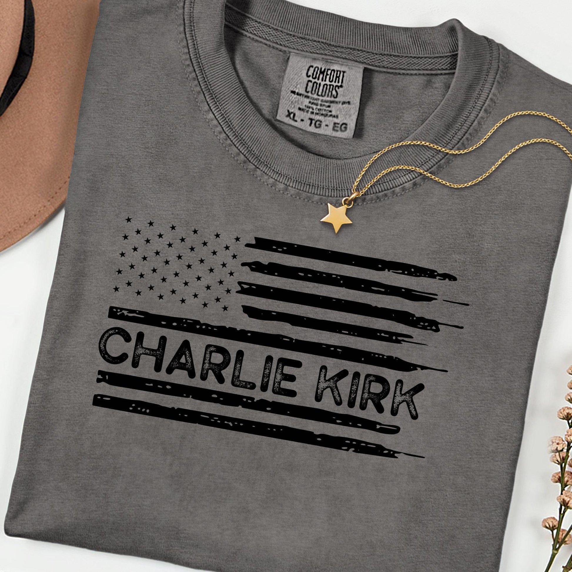 Charlie Kirk Comfort Colors® Shirt: Memorial Activist Shirt, Activist Attack Tee, Justice For Charlie, RIP Charlie Kirk Shirt, Human Rights