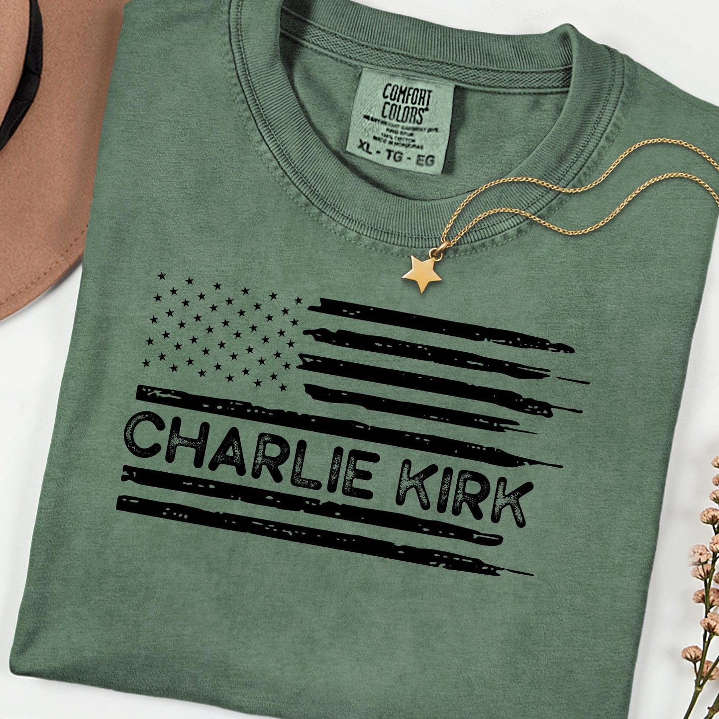 Charlie Kirk Comfort Colors® Shirt: Memorial Activist Shirt, Activist Attack Tee, Justice For Charlie, RIP Charlie Kirk Shirt, Human Rights