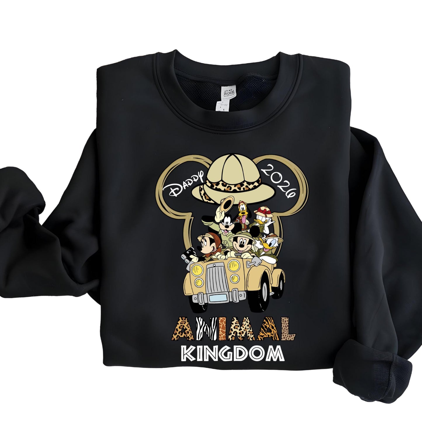 Custom Disney Animal Kingdom Sweatshirt, Family Matching Hoodie, Personalized 2026 Holiday Crewneck, Christmas Gifts