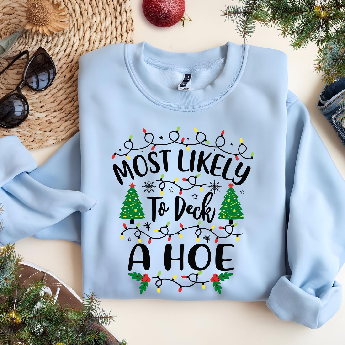Most Likely To Christmas Sweatshirt, Funny Christmas Hoodie, Family Matching Sweats Christmas Gift