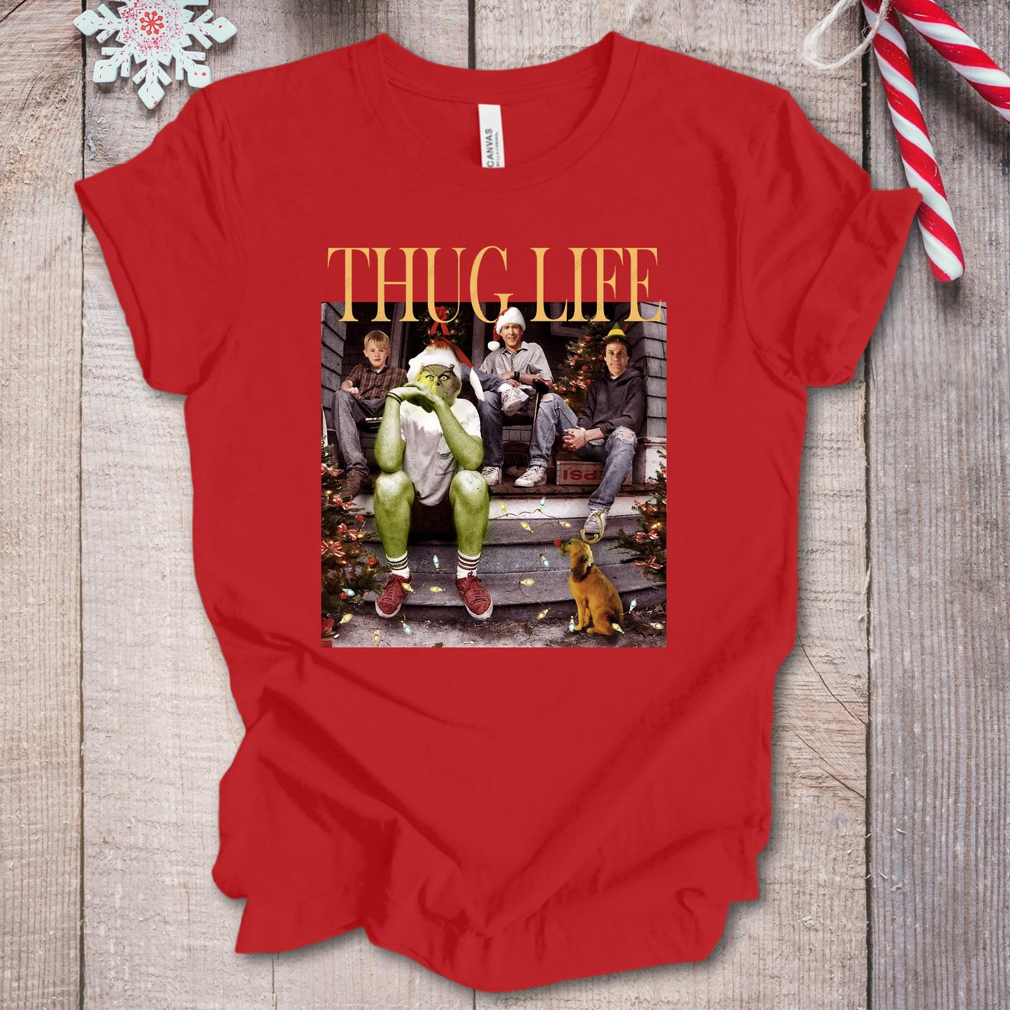 Thug Life Christmas Shirt Funny Christmas T shirt Christmas Friends Shirt Christmas Gifts For Women | Holiday Gifts
