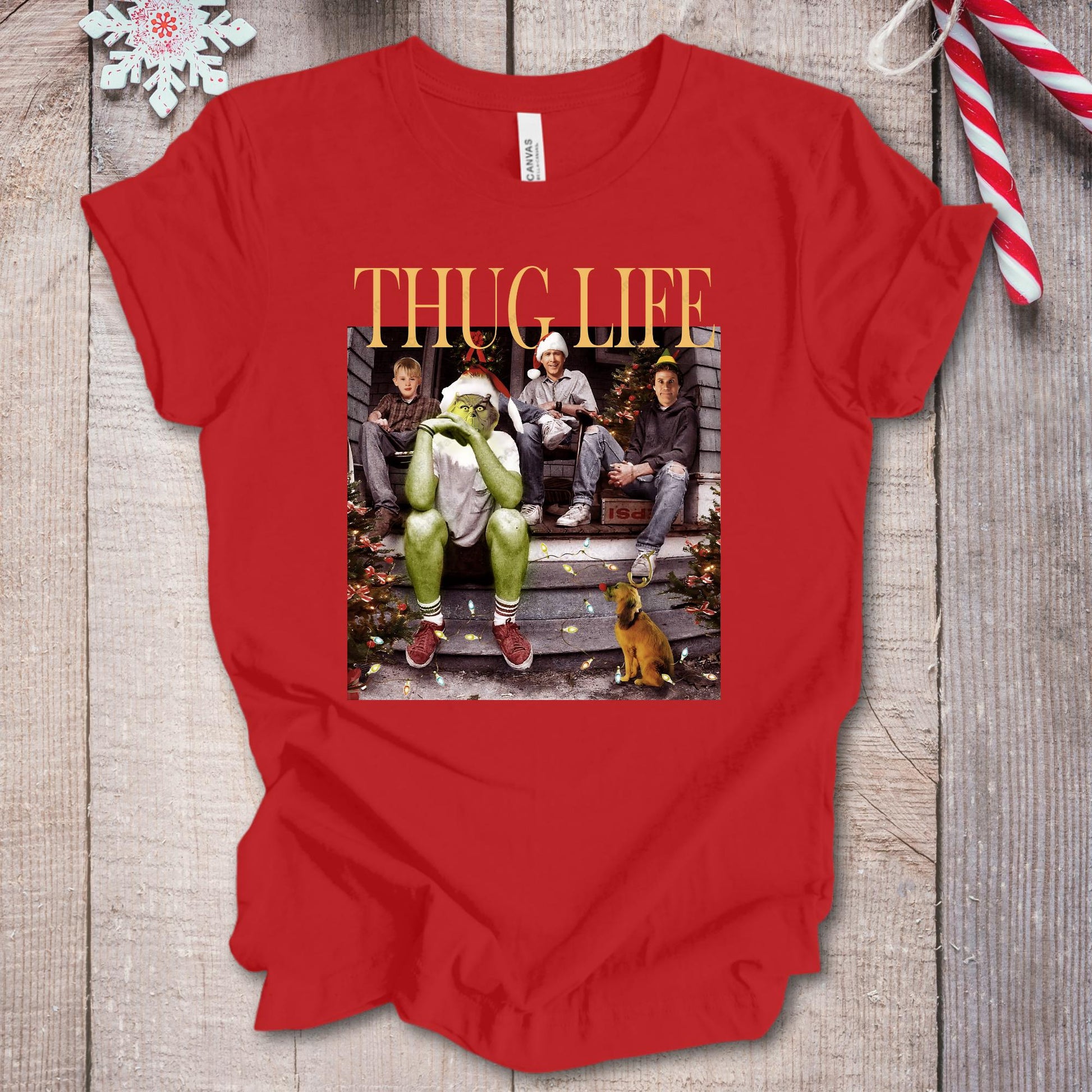 Thug Life Christmas Shirt Funny Christmas T shirt Christmas Friends Shirt Christmas Gifts For Women | Holiday Gifts