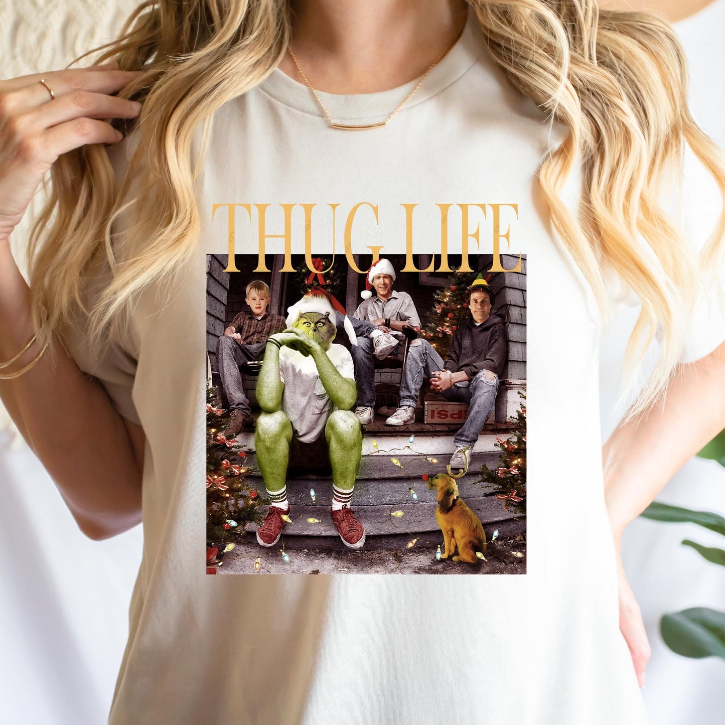 Thug Life Christmas Shirt Funny Christmas T shirt Christmas Friends Shirt Christmas Gifts For Women | Holiday Gifts