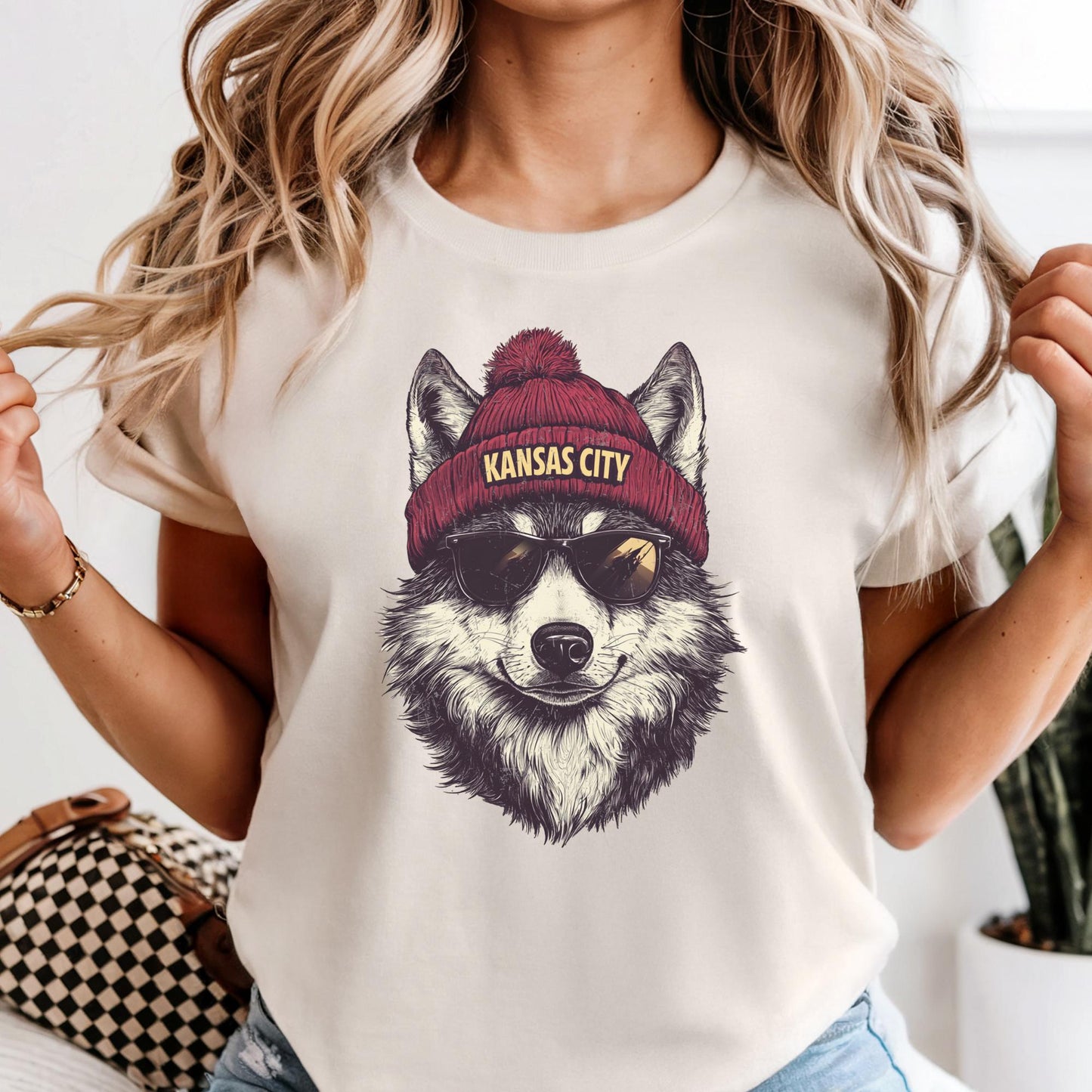 Kansas City Football Mascot Shirt: Comfort Colors Gameday Tee
