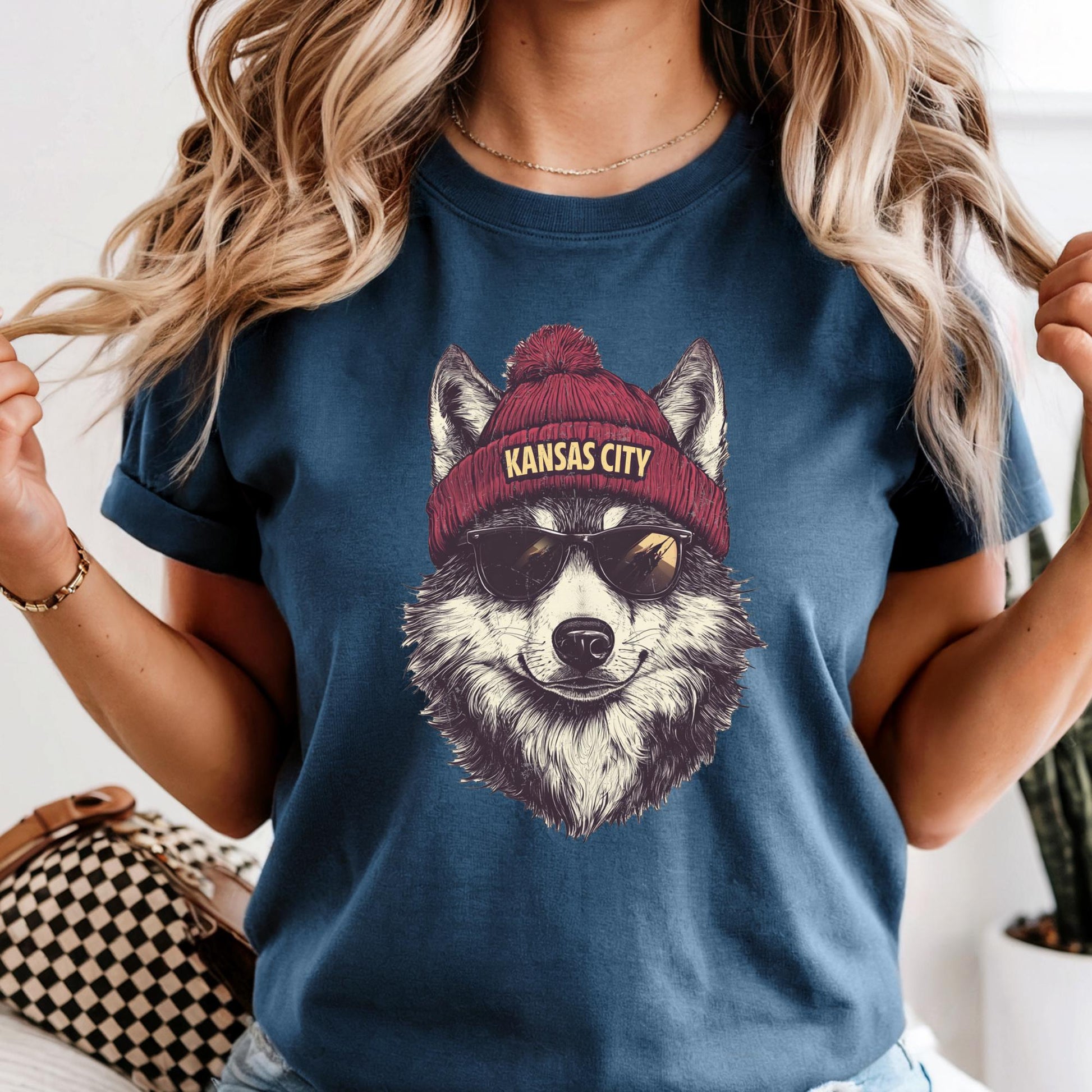 Kansas City Football Mascot Shirt: Comfort Colors Gameday Tee