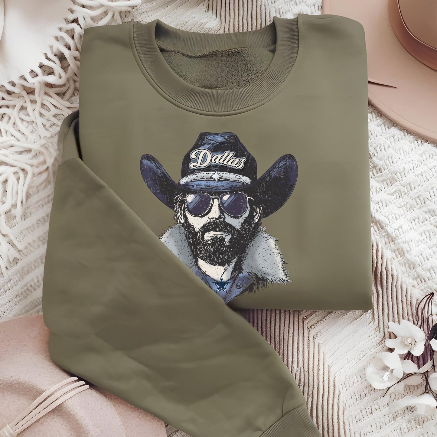 Dallas Football Fan Sweatshirt: Vintage Mascot Hoodie, Gameday Sweater, Sports Fan Sweat