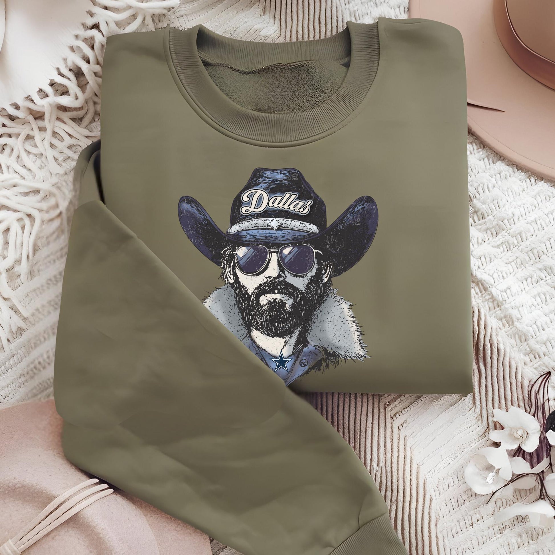 Dallas Football Fan Sweatshirt: Vintage Mascot Hoodie, Gameday Sweater, Sports Fan Sweat